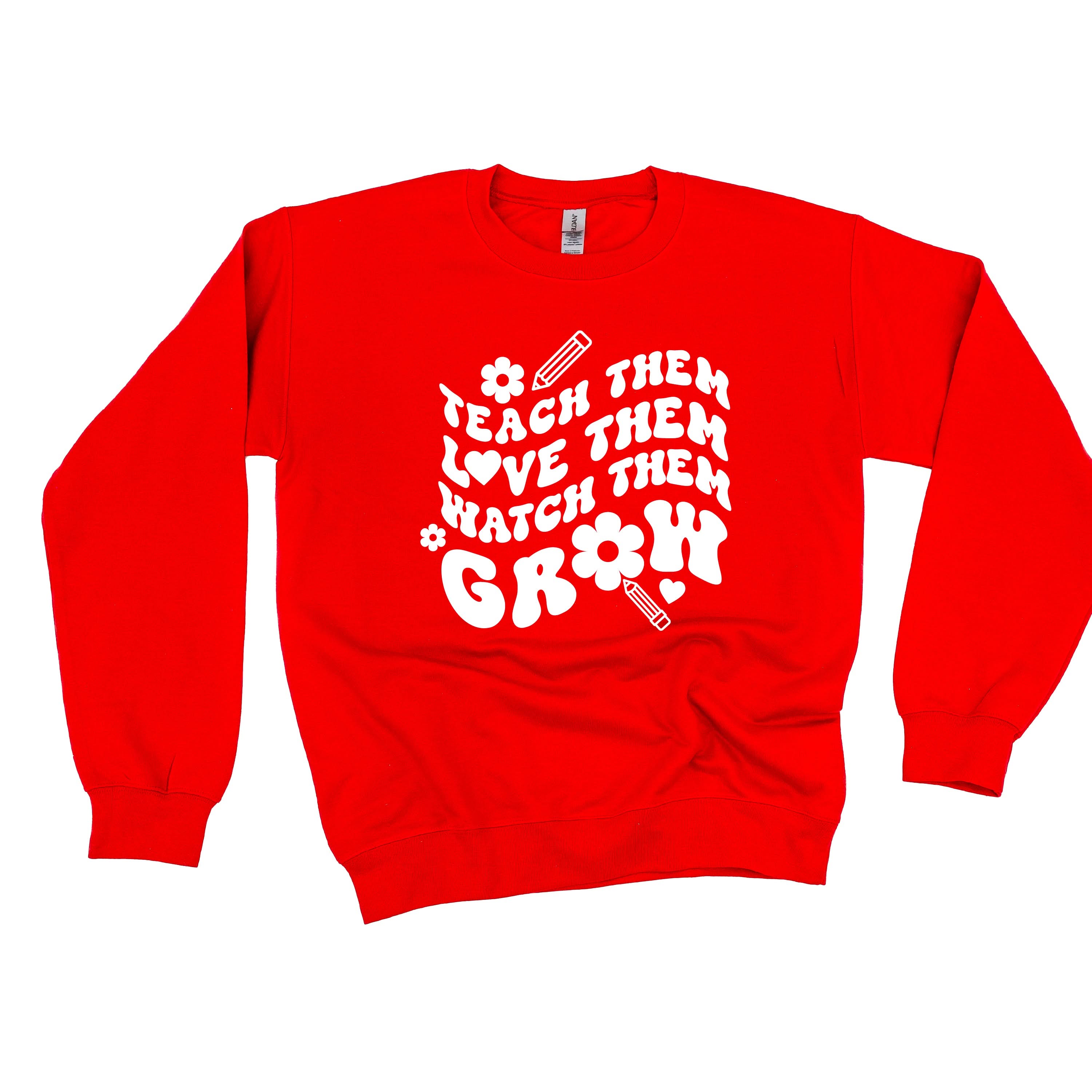 Teach Them Love Them Watch Them Grow (Back to School Version) - BASIC Fleece Little Mama Shirt Shop LLC