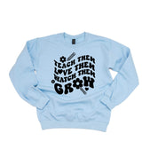 Teach Them Love Them Watch Them Grow (Back to School Version) - BASIC Fleece Little Mama Shirt Shop LLC