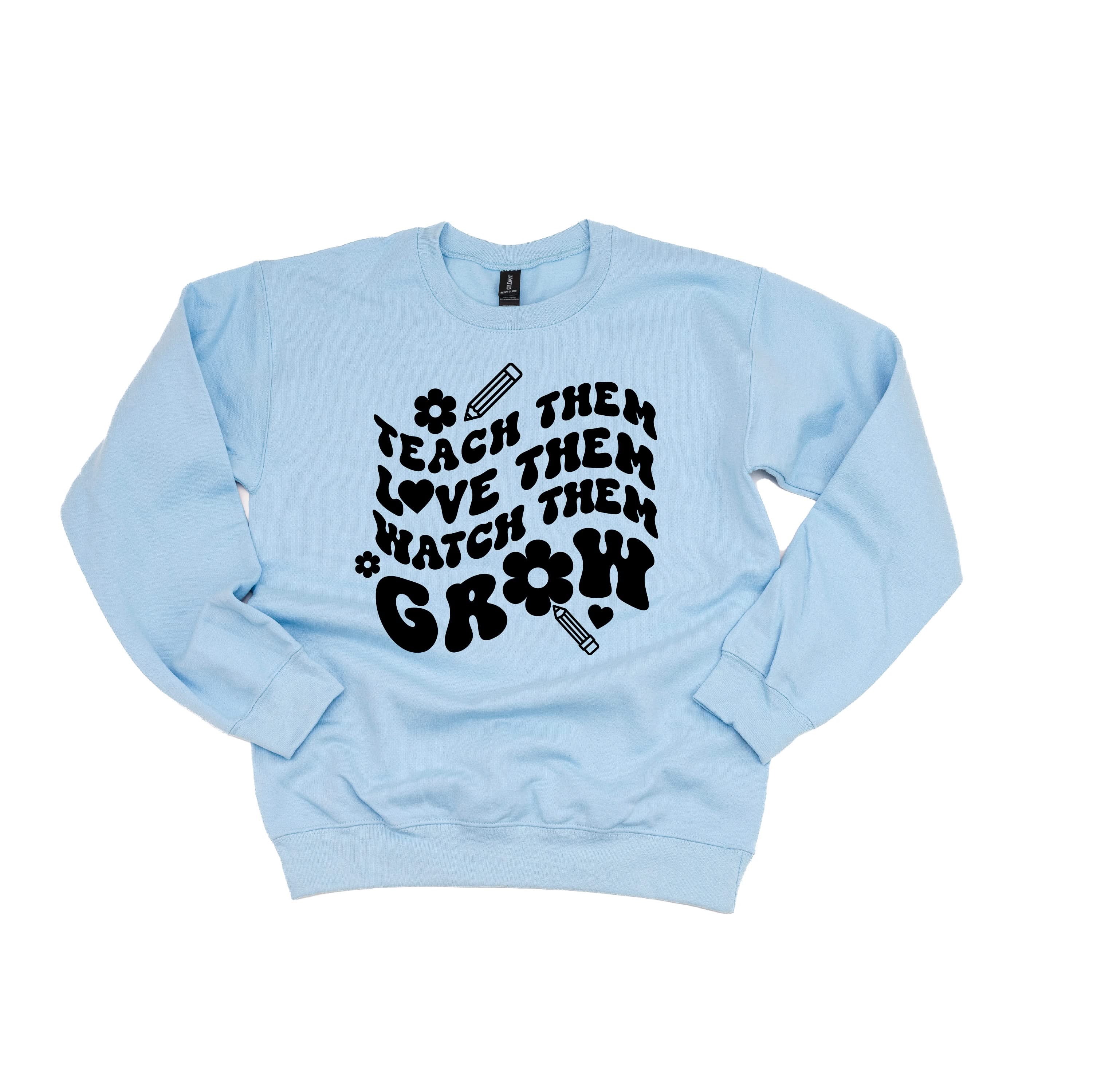 Teach Them Love Them Watch Them Grow (Back to School Version) - BASIC Fleece Little Mama Shirt Shop LLC