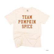 Team Pumpkin Spice - Comfort Colors Tee Little Mama Shirt Shop