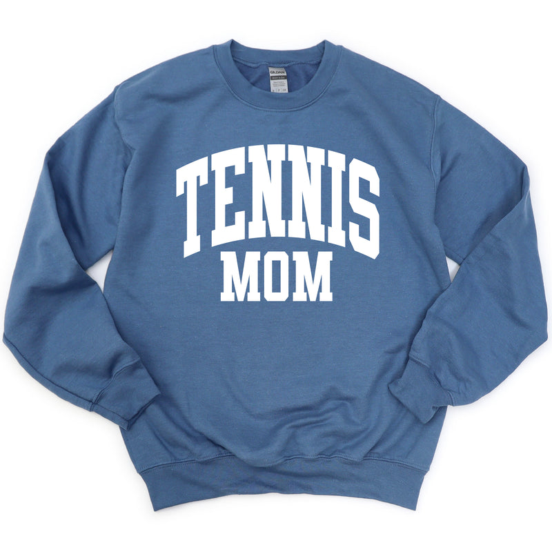 Varsity Style - TENNIS MOM - BASIC FLEECE CREWNECK