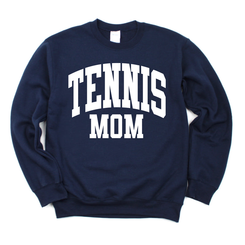 Varsity Style - TENNIS MOM - BASIC FLEECE CREWNECK