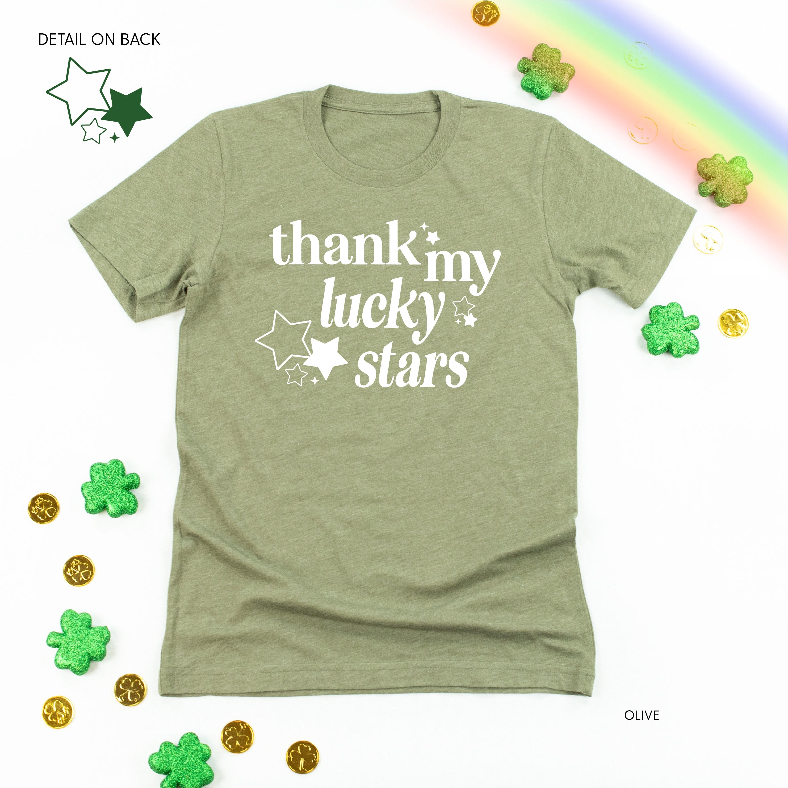 Thank My Lucky Stars (f&bd) - Unisex Tee Little Mama Shirt Shop