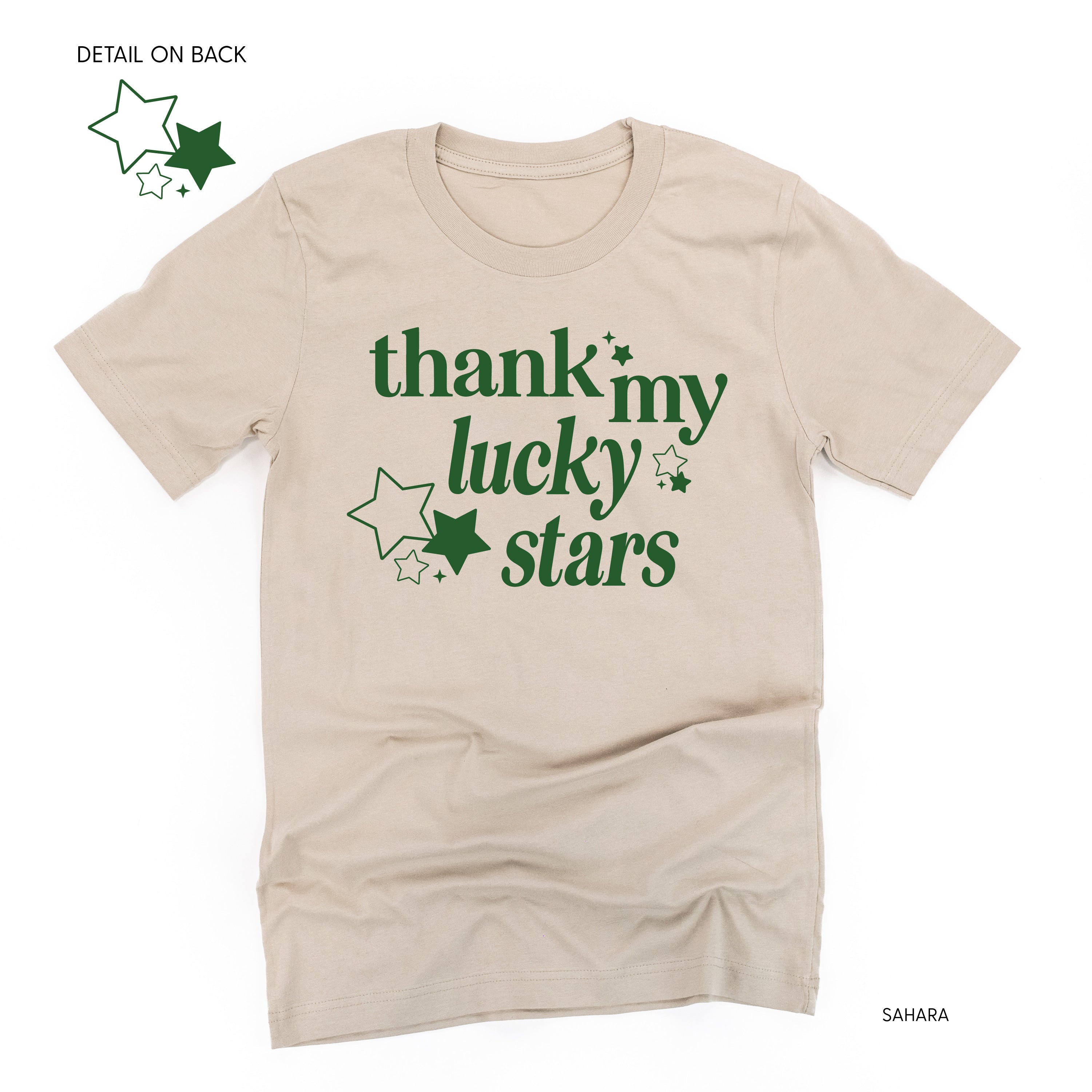 Thank My Lucky Stars (f&bd) - Unisex Tee Little Mama Shirt Shop