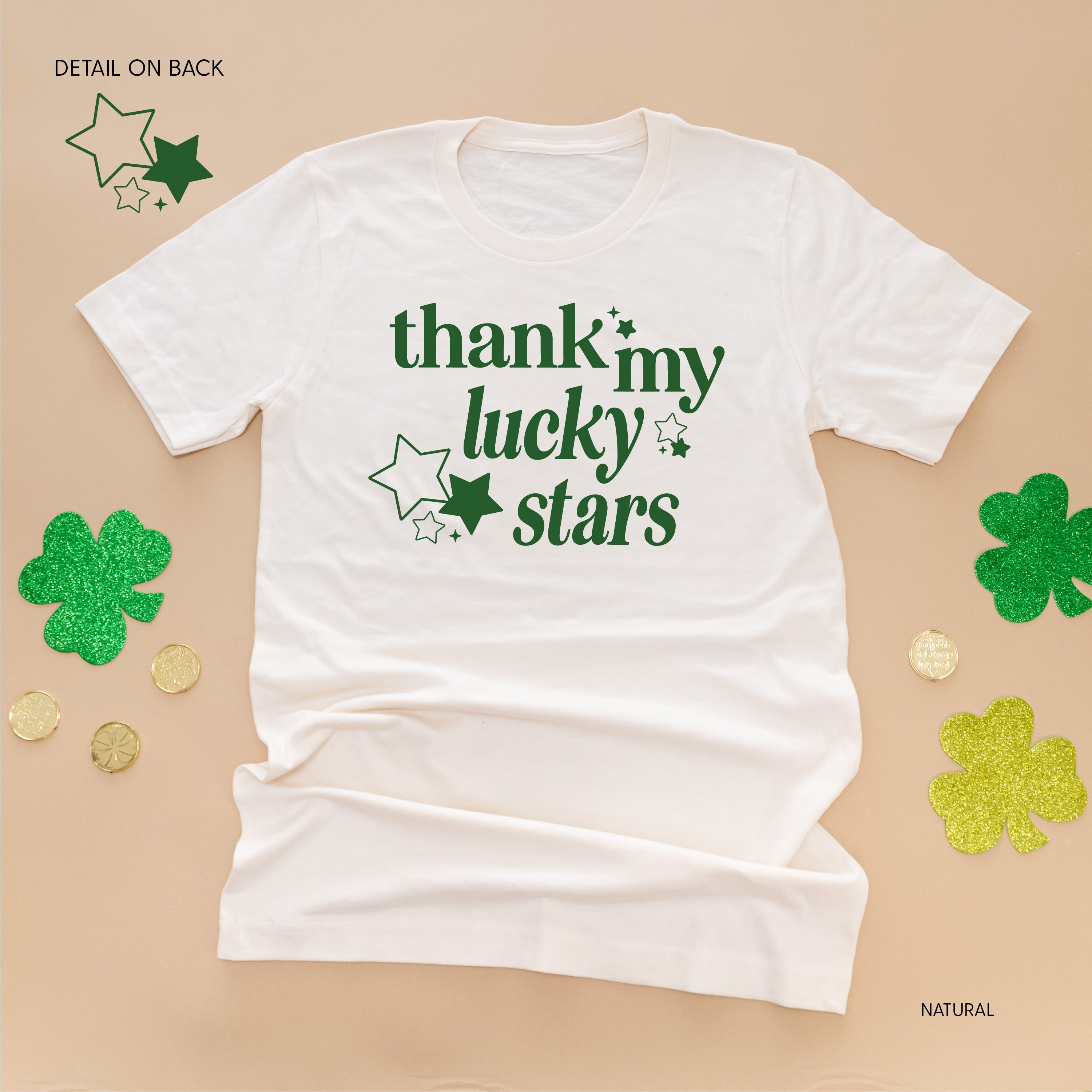 Thank My Lucky Stars (f&bd) - Unisex Tee Little Mama Shirt Shop