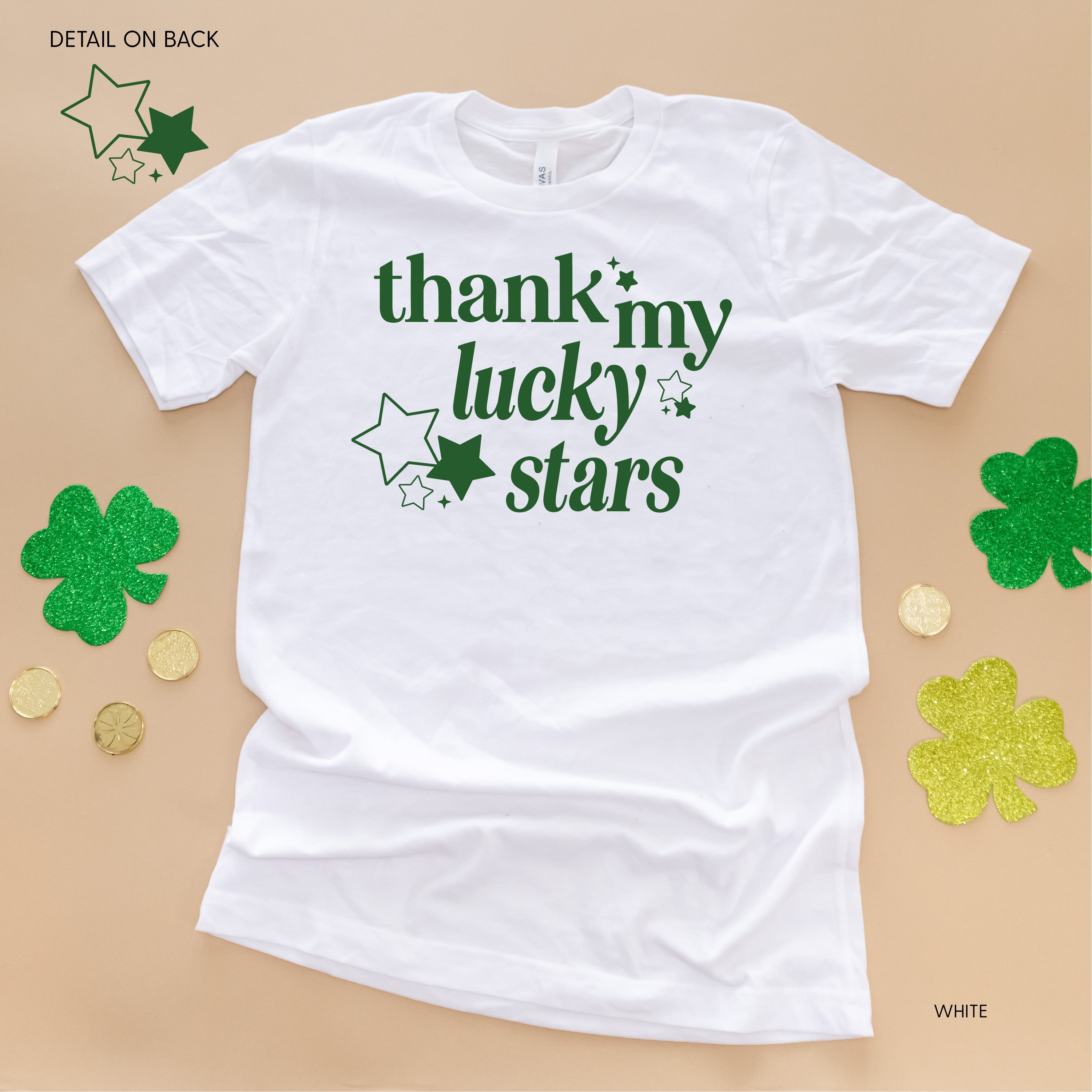 Thank My Lucky Stars (f&bd) - Unisex Tee Little Mama Shirt Shop