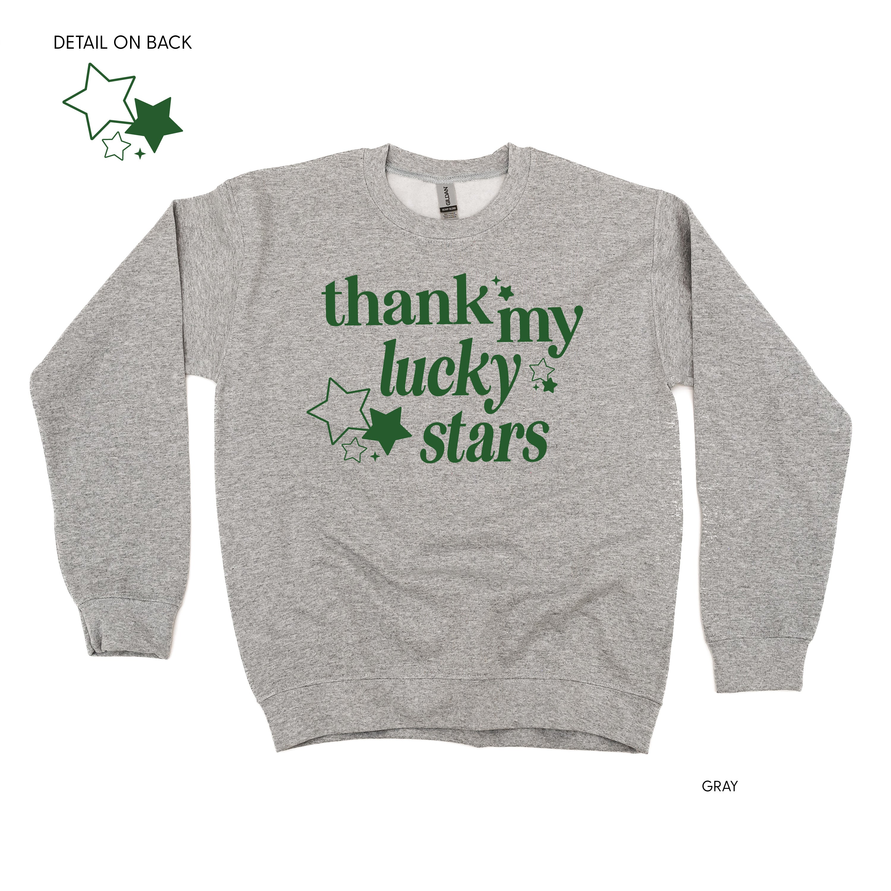 Thank My Lucky Stars (f&bd) - BASIC Fleece Little Mama Shirt Shop LLC