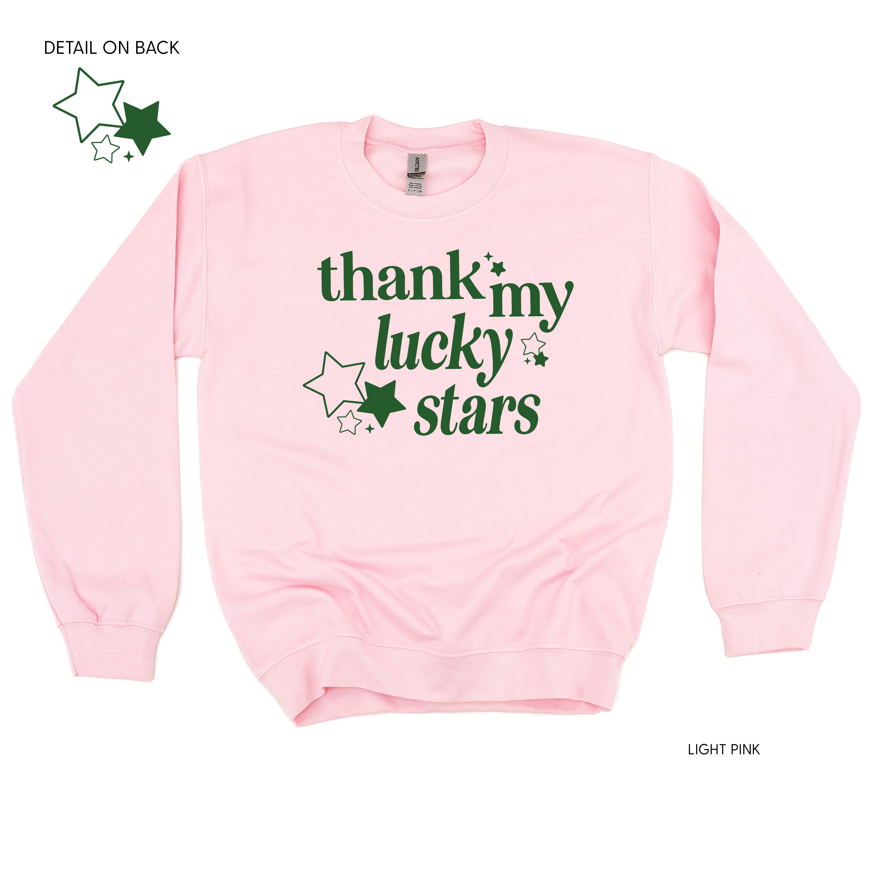 Thank My Lucky Stars (f&bd) - BASIC Fleece Little Mama Shirt Shop LLC
