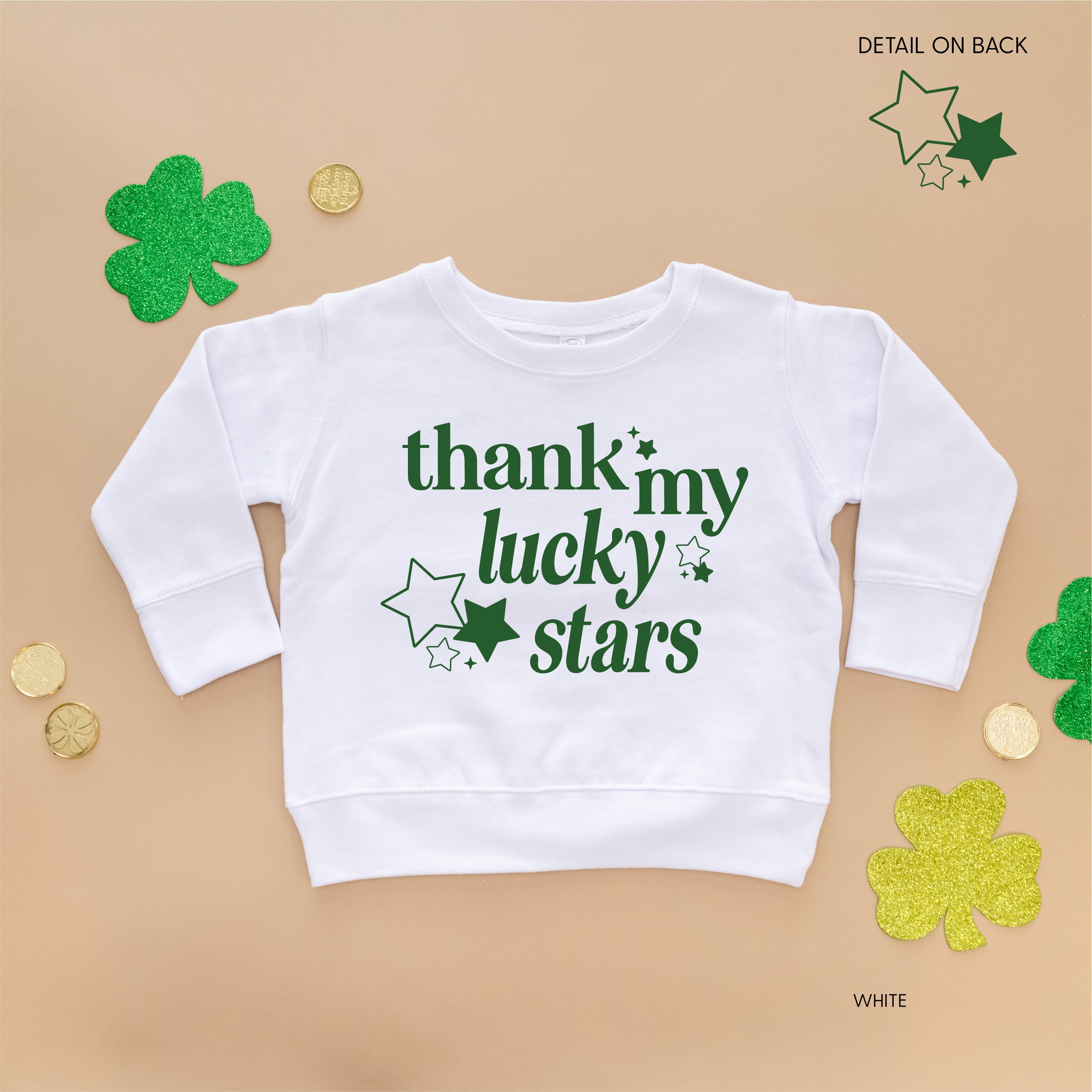 Thank My Lucky Stars (f&bd) - Child Sweater Little Mama Shirt Shop