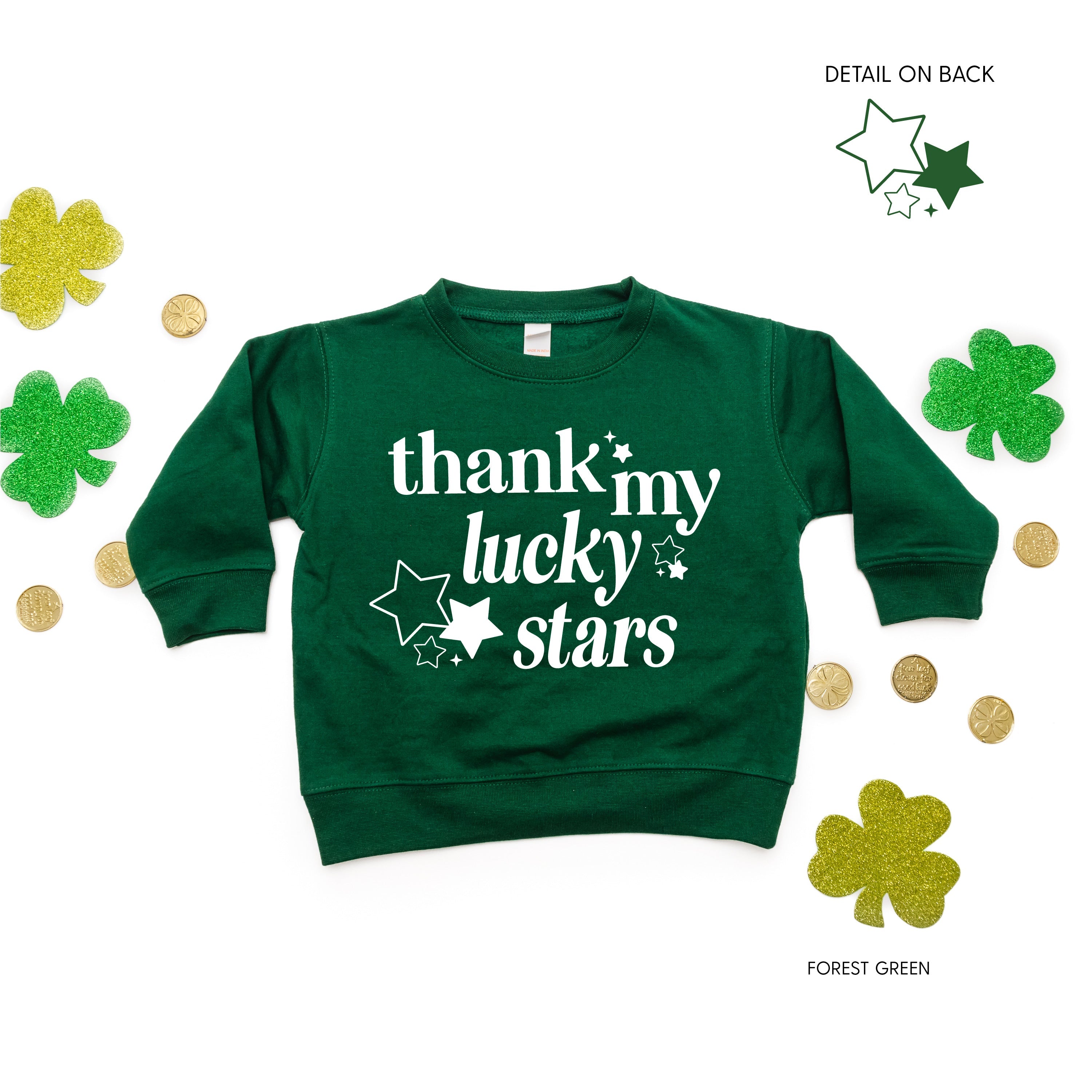 Thank My Lucky Stars (f&bd) - Child Sweater Little Mama Shirt Shop