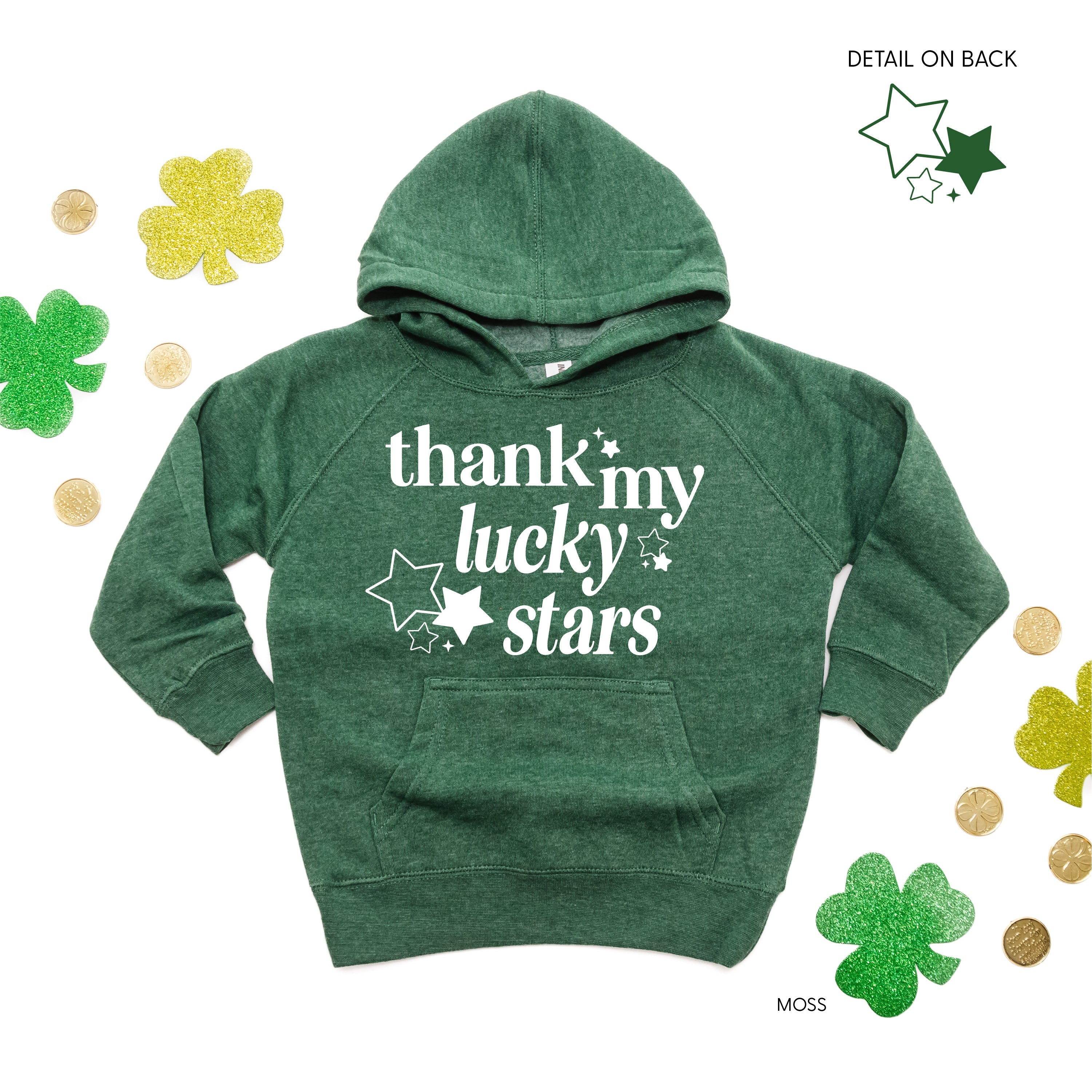 Thank My Lucky Stars (f&bd) - Child HOODIE Little Mama Shirt Shop