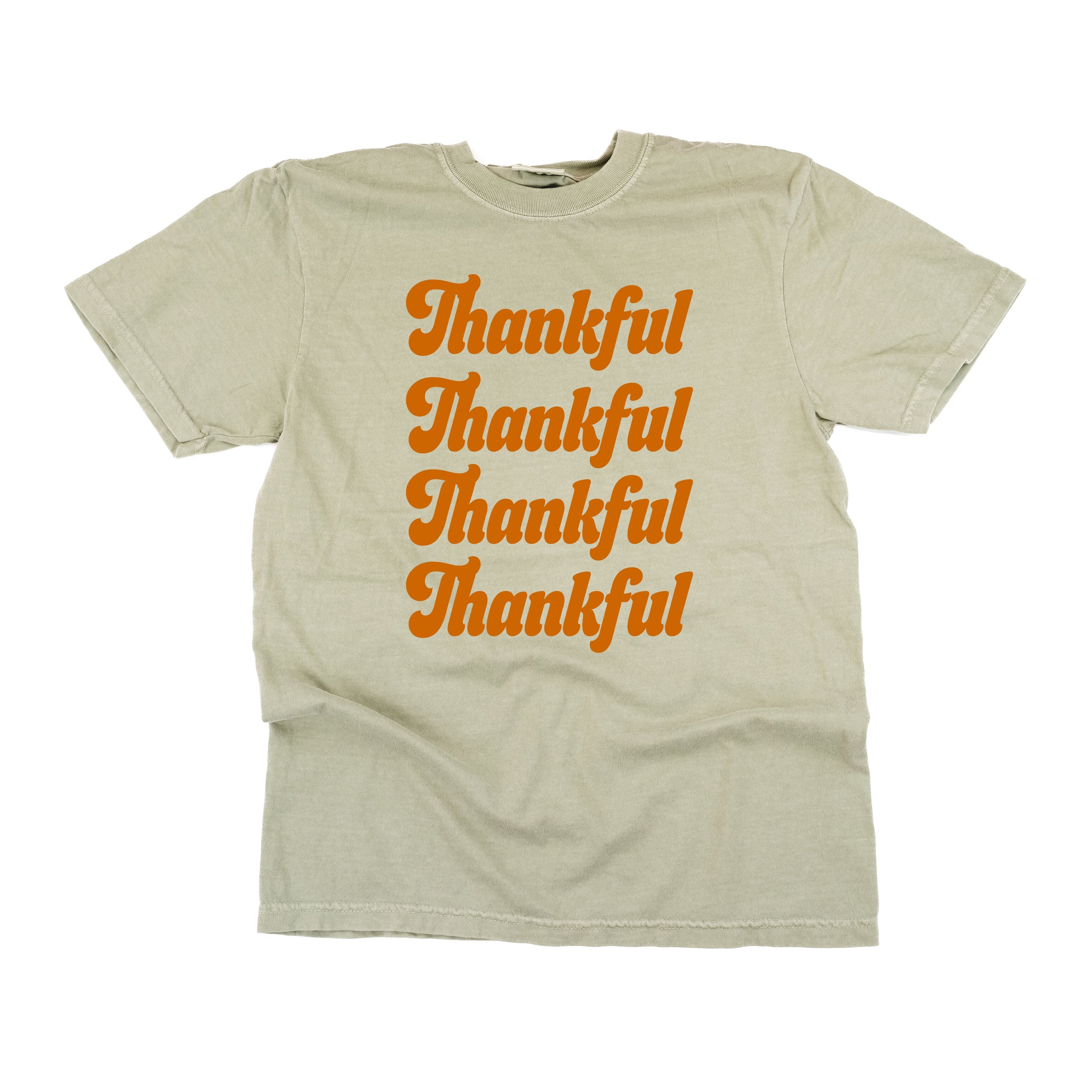 Thankful (x4) - Comfort Colors Tee Little Mama Shirt Shop