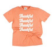 Thankful (x4) - Comfort Colors Tee Little Mama Shirt Shop