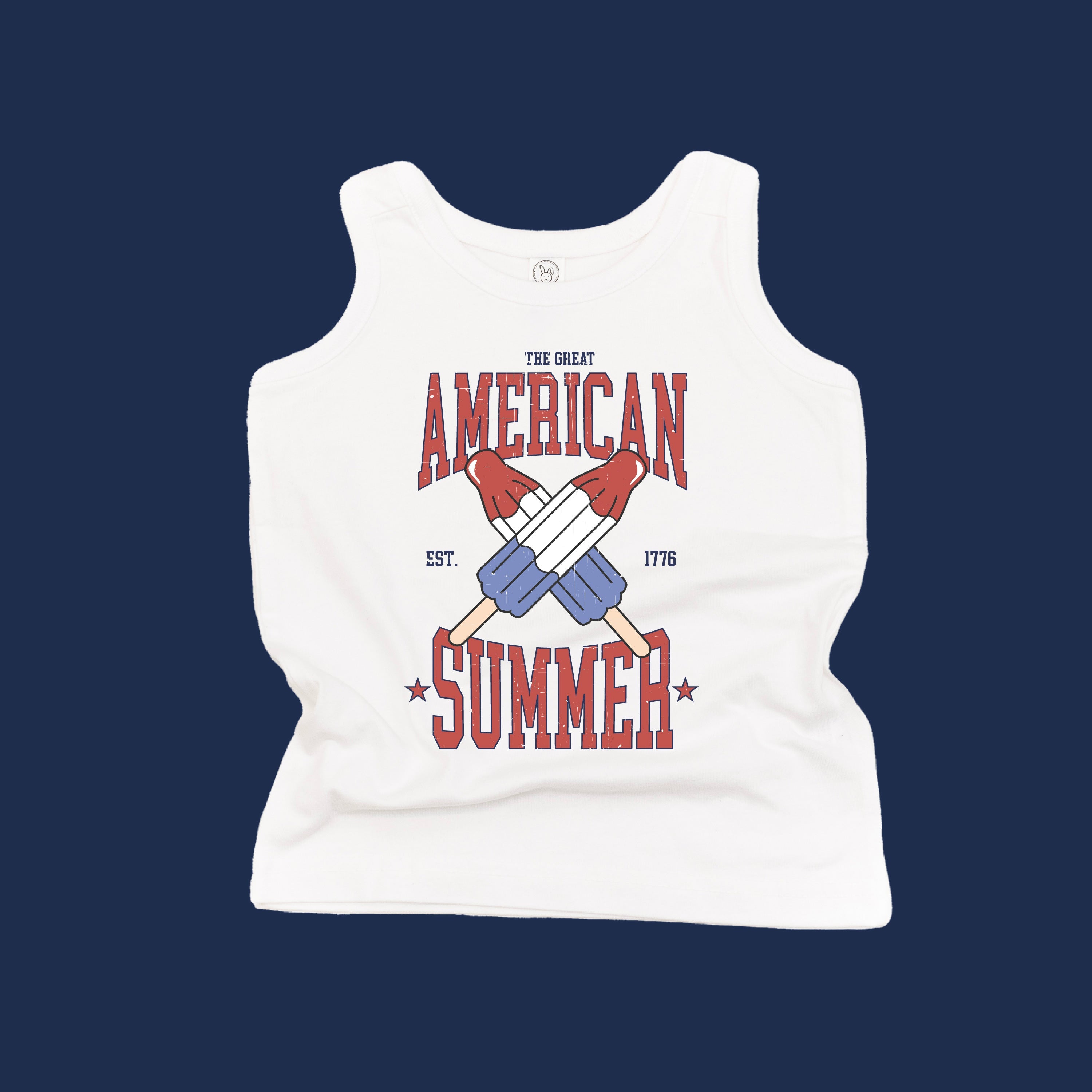 The Great American Summer - Child Jersey TANK Little Mama Shirt Shop