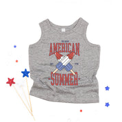 The Great American Summer - Child Jersey TANK Little Mama Shirt Shop