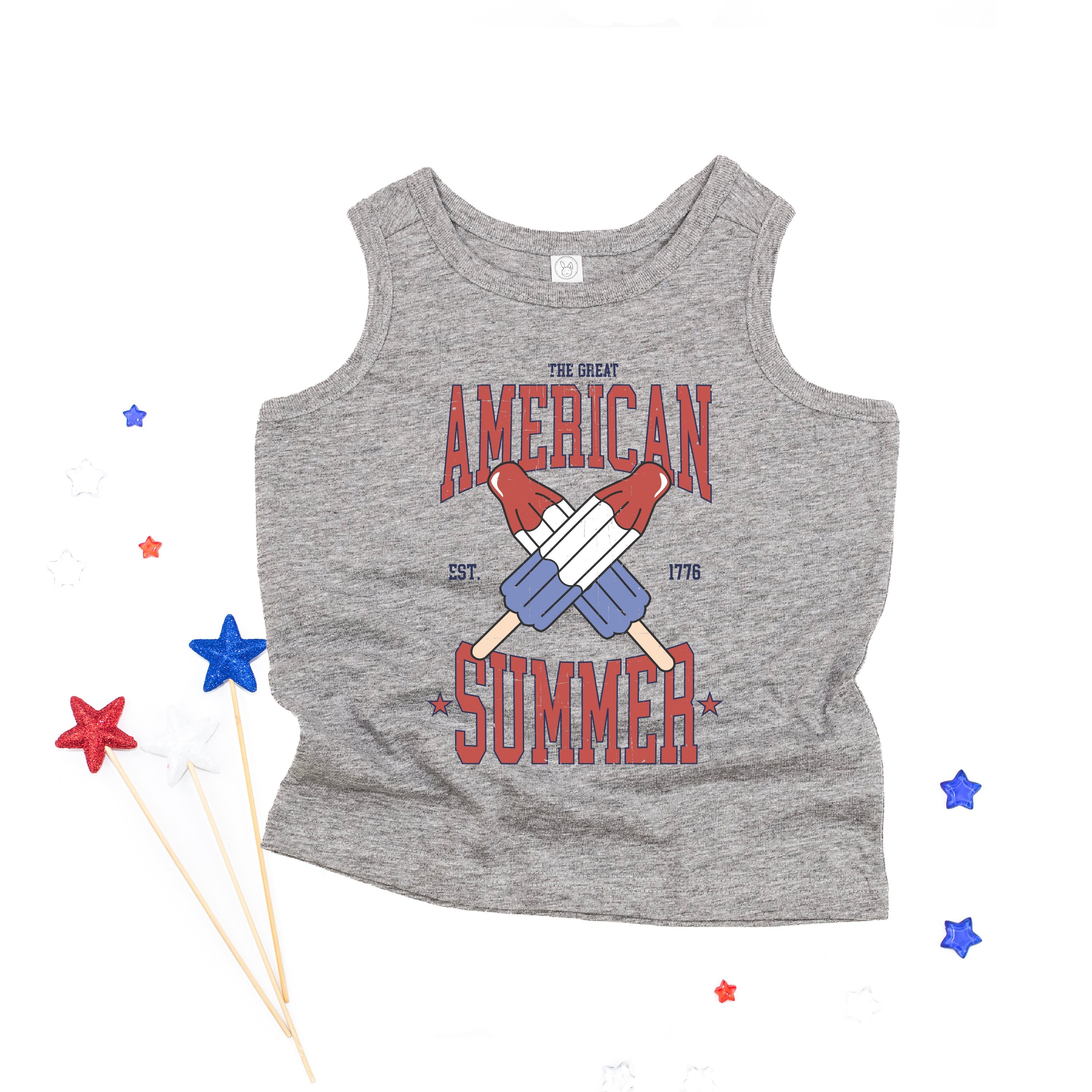 The Great American Summer - Child Jersey TANK Little Mama Shirt Shop