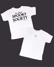 The Official Spooky Society - White Child Tee Little Mama Shirt Shop