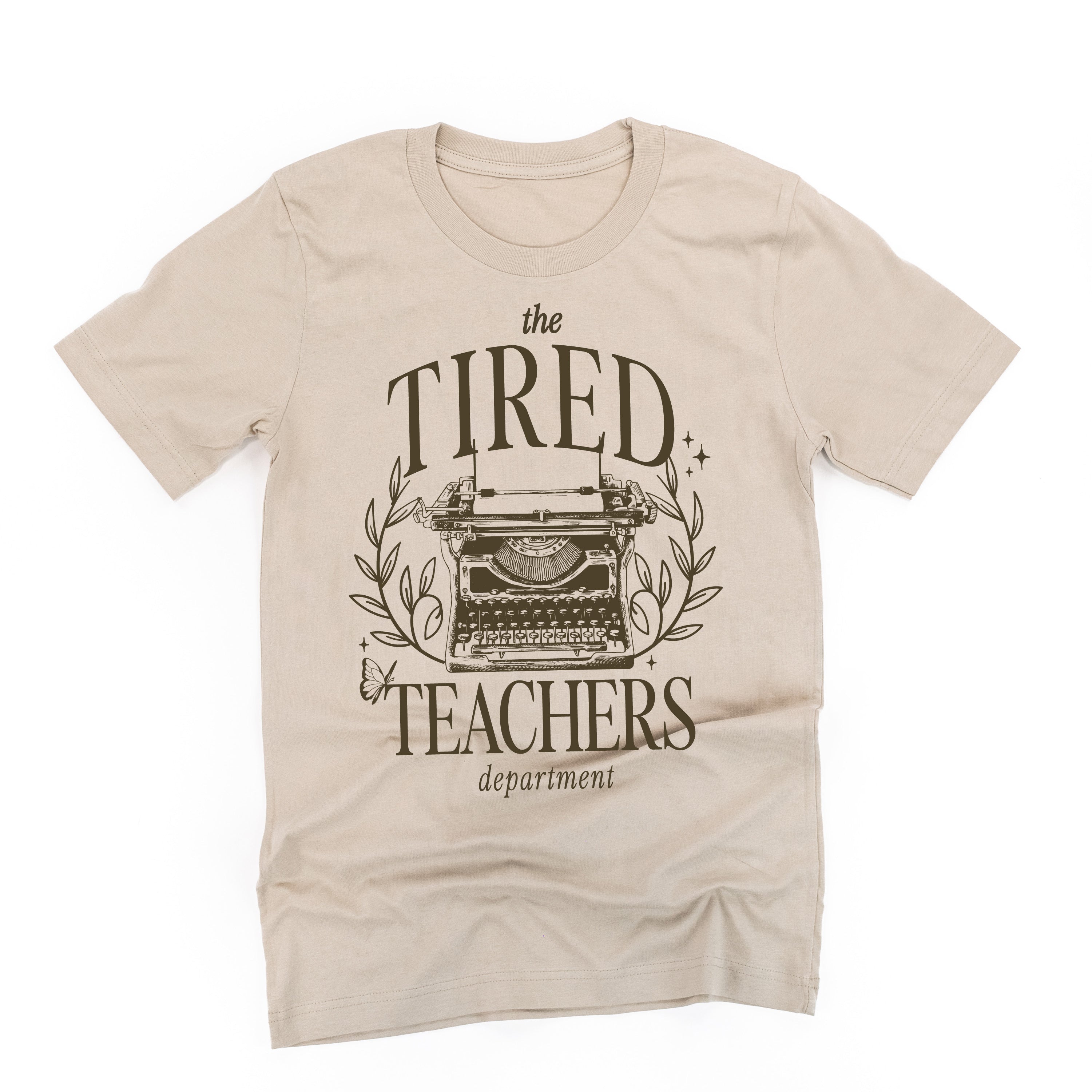TEACHER - THE TIRED TEACHERS DEPARTMENT - Unisex Tee Little Mama Shirt Shop