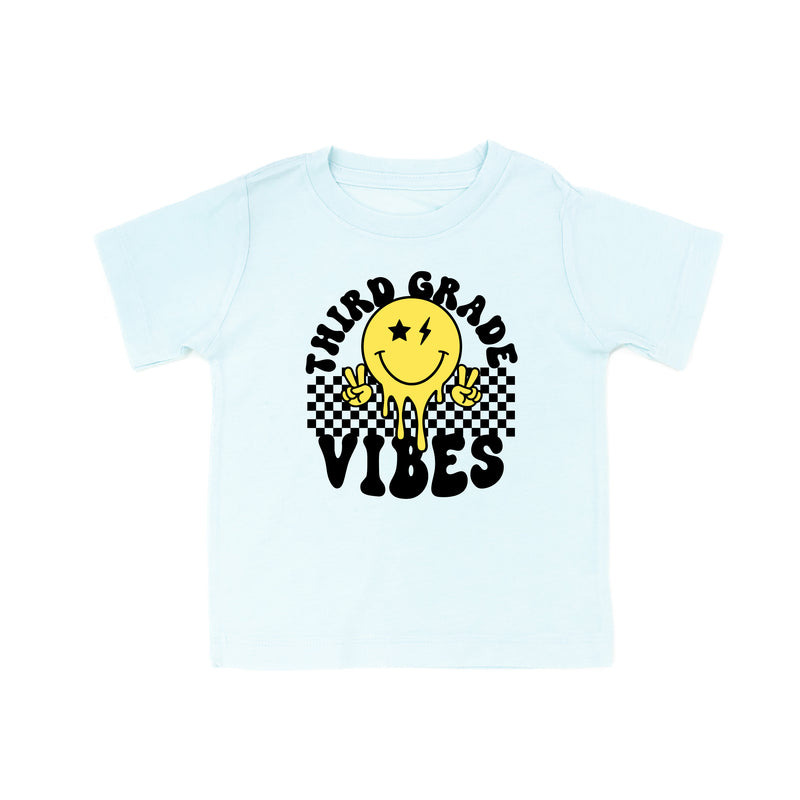 Third Grade Vibes - Peace Smiley - Short Sleeve Child Shirt