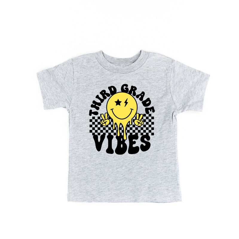 Third Grade Vibes - Peace Smiley - Short Sleeve Child Shirt