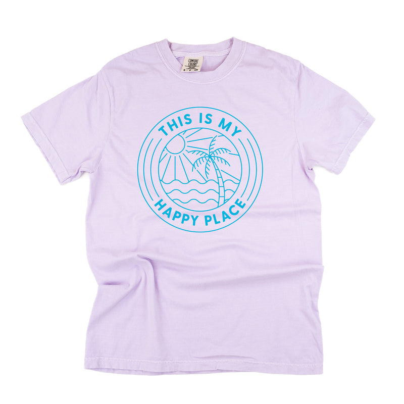 THIS IS MY HAPPY PLACE - SHORT SLEEVE COMFORT COLORS TEE
