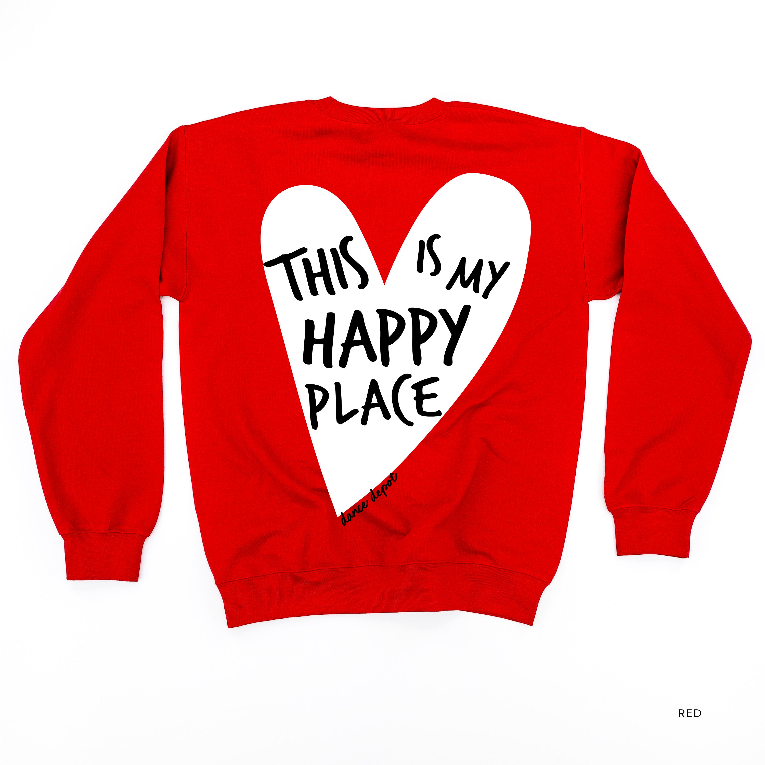 Dance Depot - This Is My Happy Place - BASIC Fleece Crewneck