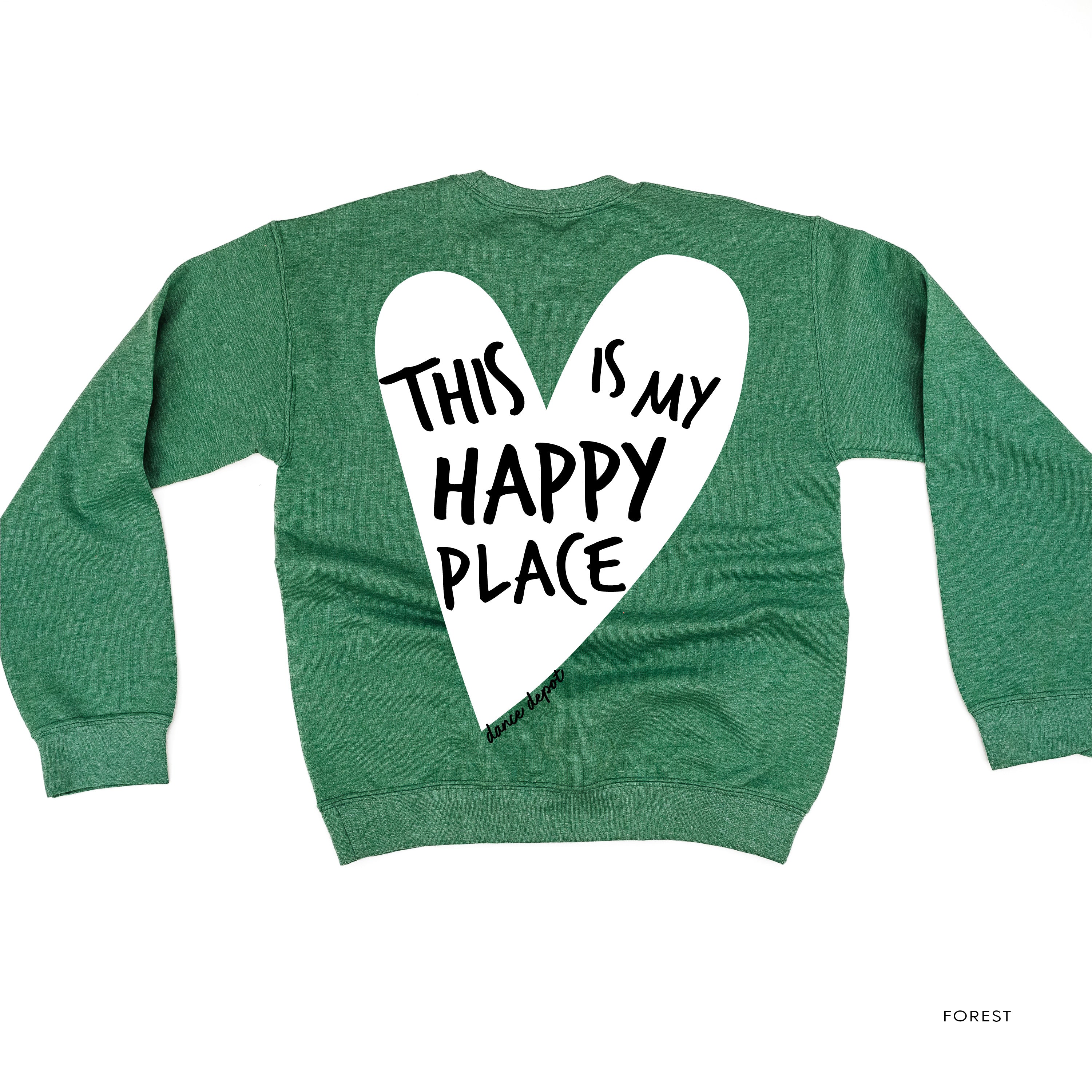 Dance Depot - This Is My Happy Place - BASIC Fleece Crewneck