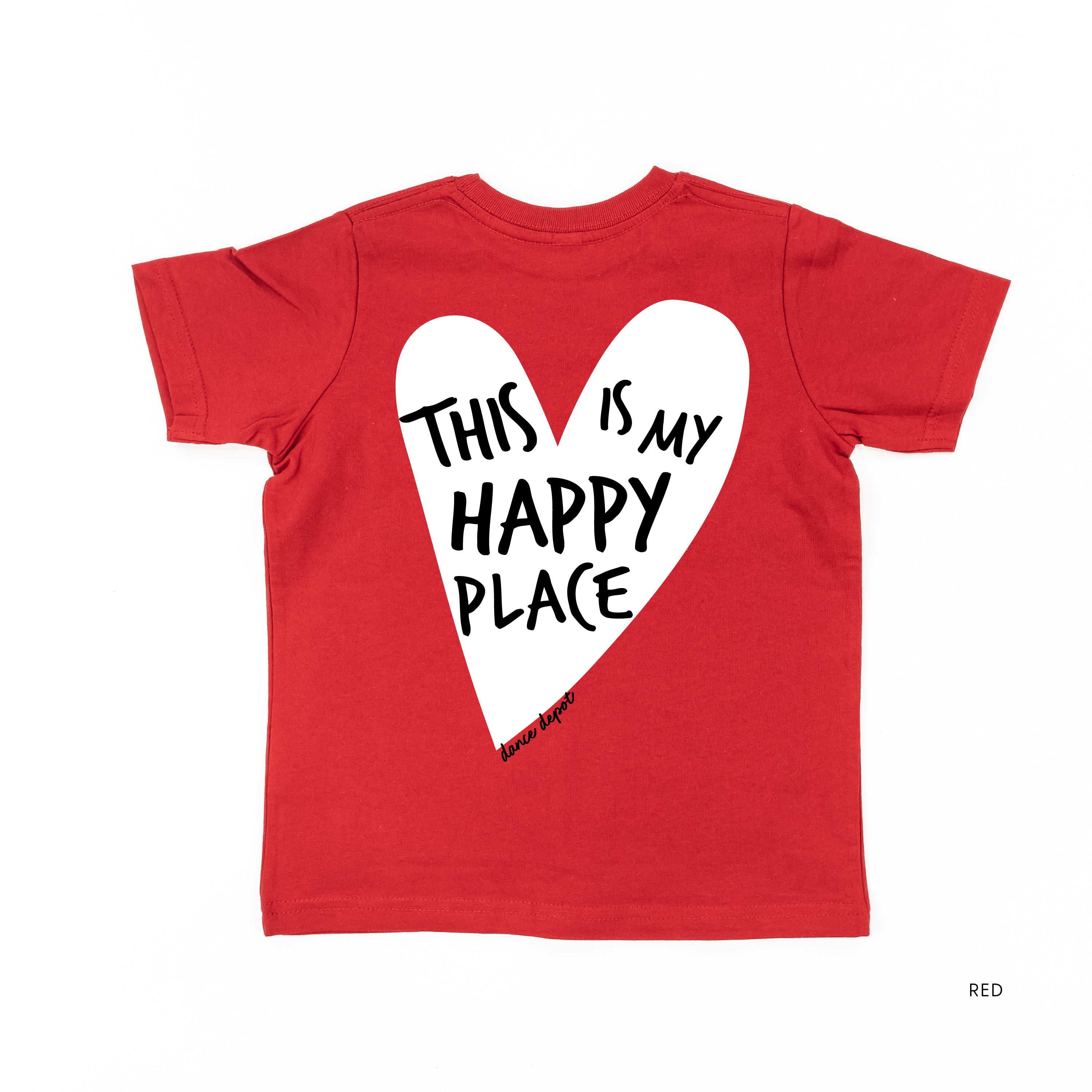 Dance Depot - This Is My Happy Place - Short Sleeve Child Shirt Little Mama Shirt Shop