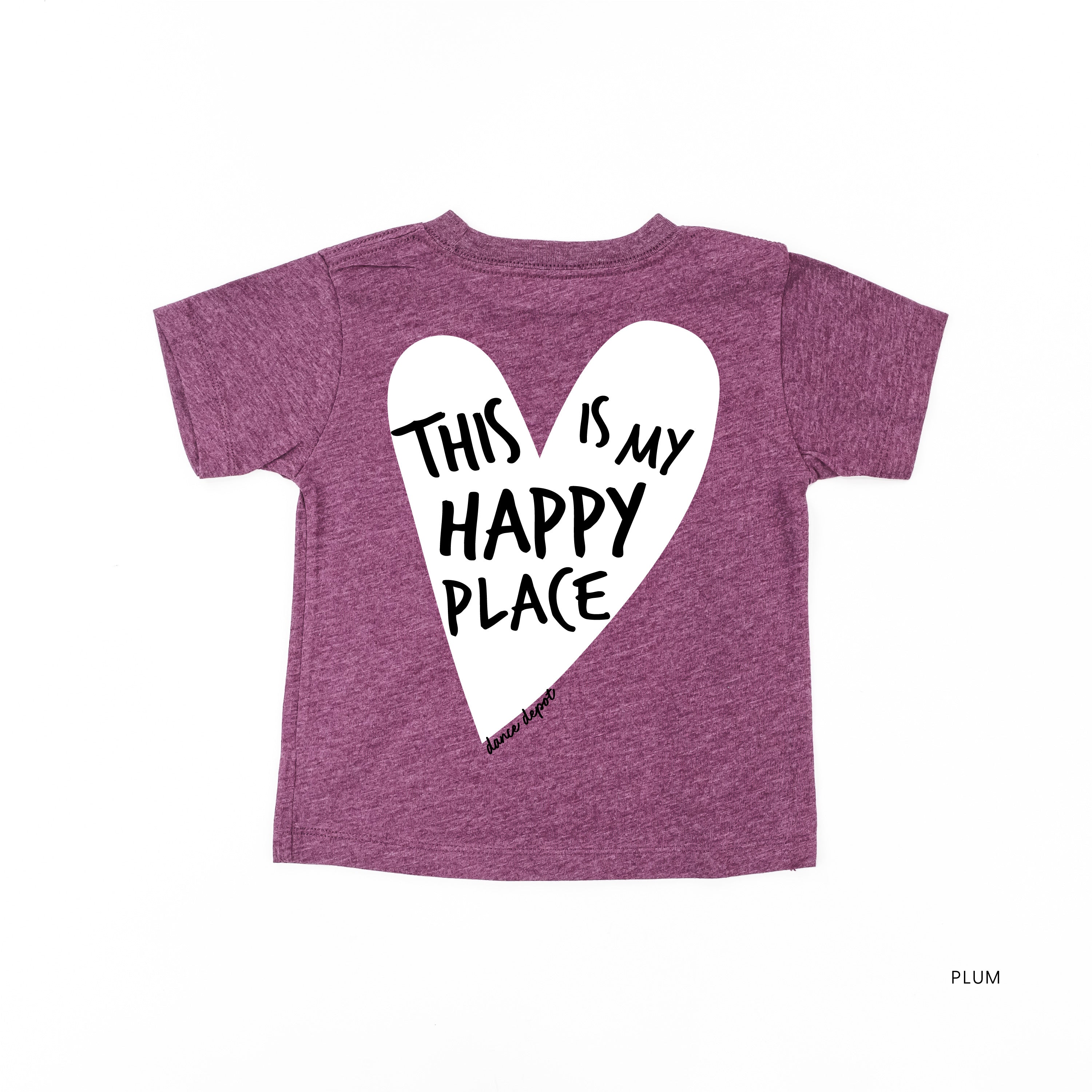 Dance Depot - This Is My Happy Place - Short Sleeve Child Shirt Little Mama Shirt Shop