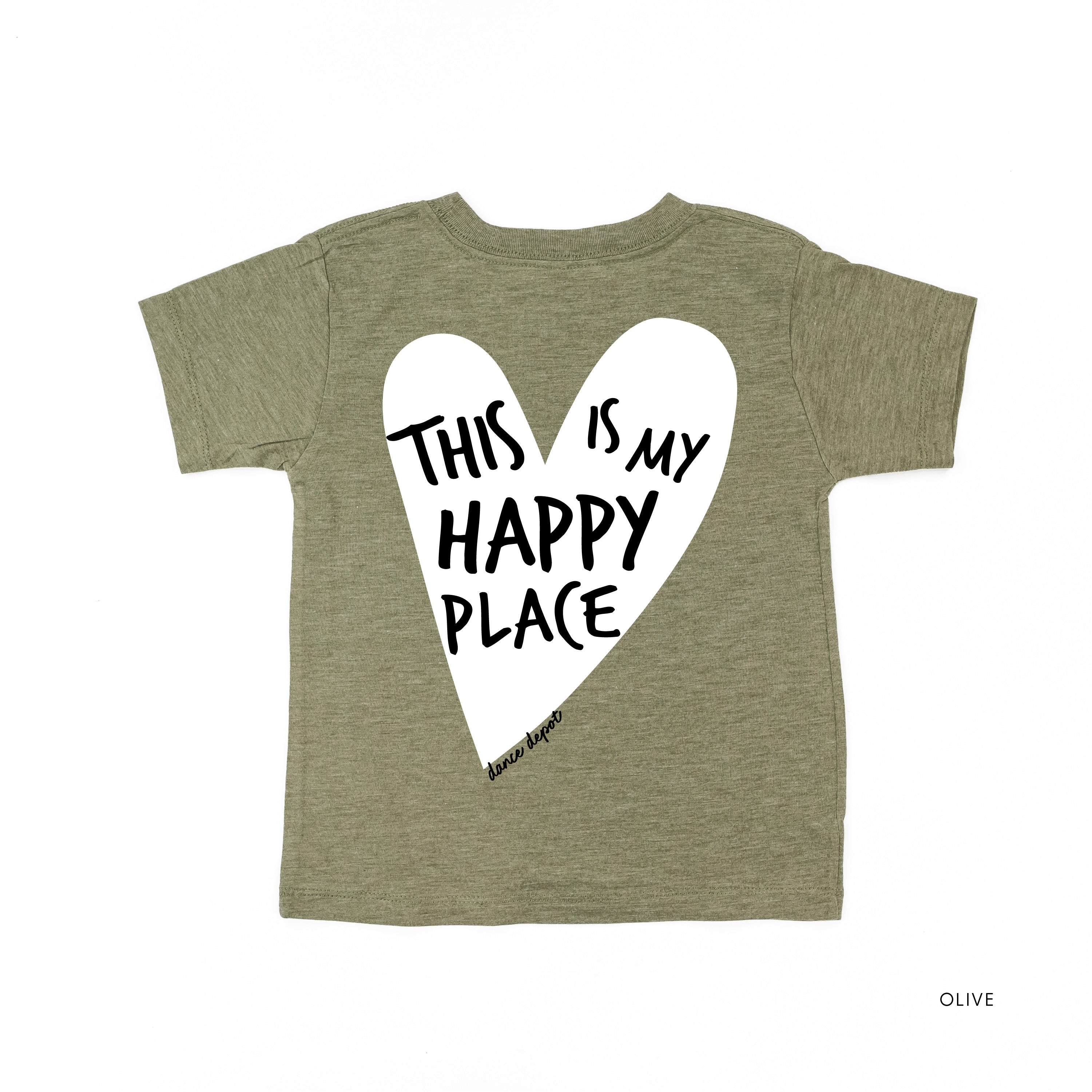 Dance Depot - This Is My Happy Place - Short Sleeve Child Shirt Little Mama Shirt Shop