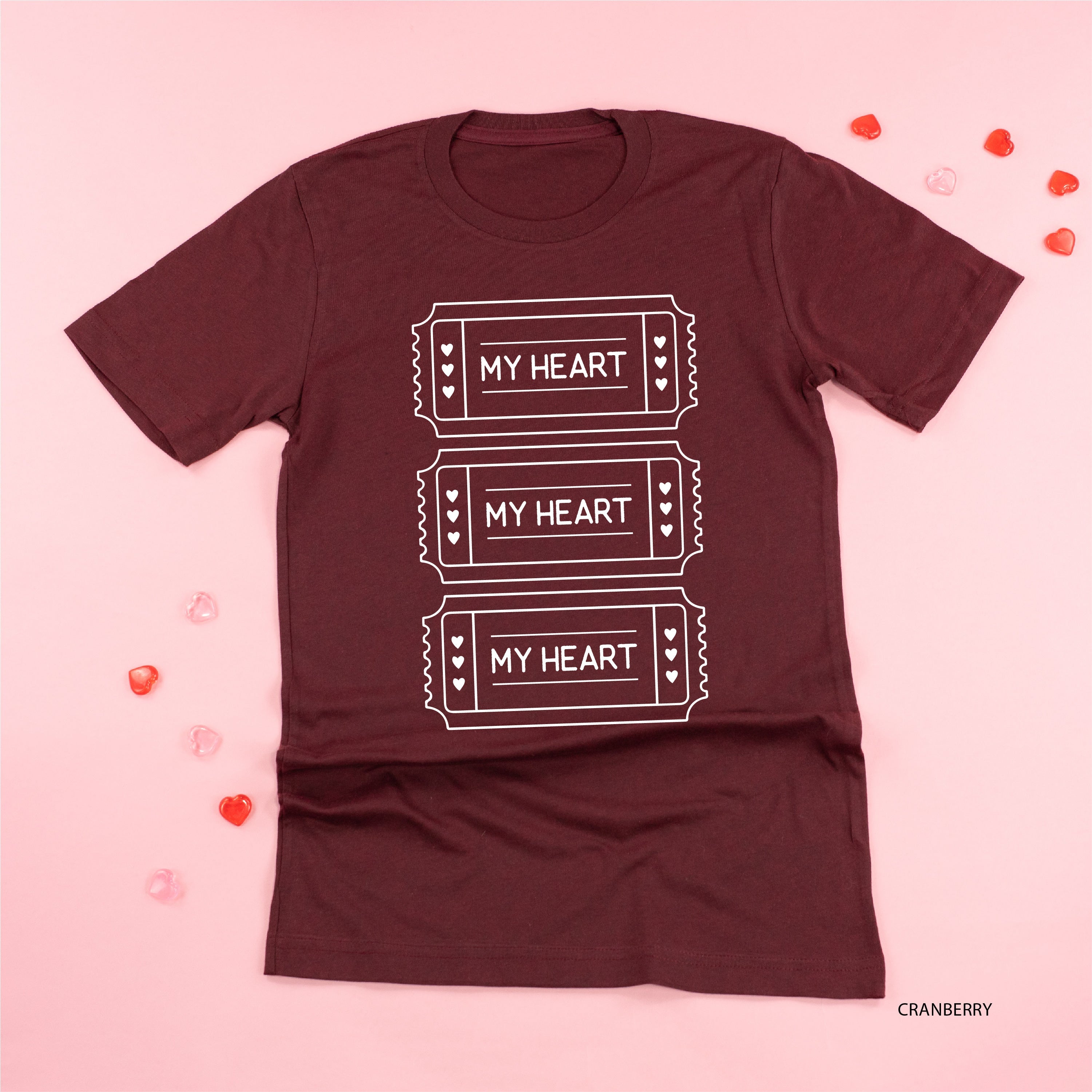 Ticket To My Heart - Unisex Tee Little Mama Shirt Shop