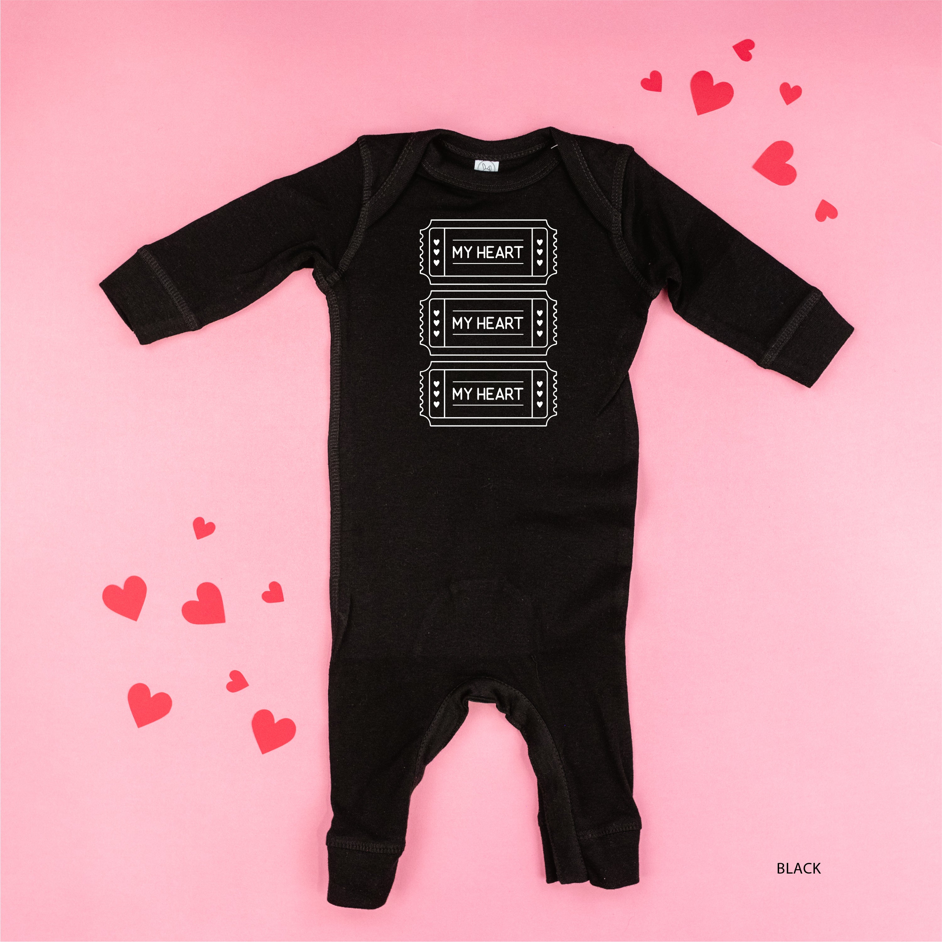 Ticket To My Heart - Baby Sleeper Little Mama Shirt Shop