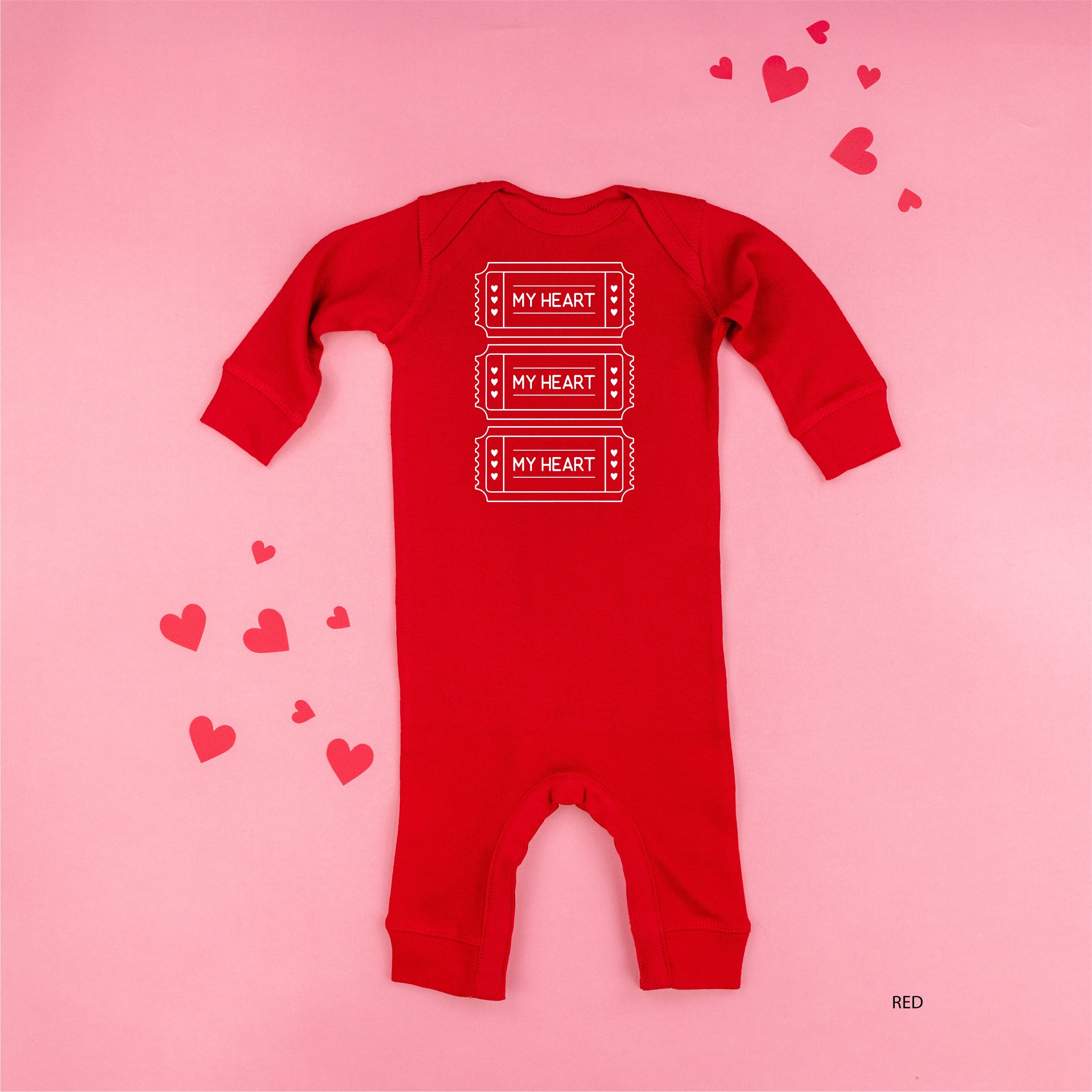 Ticket To My Heart - Baby Sleeper Little Mama Shirt Shop