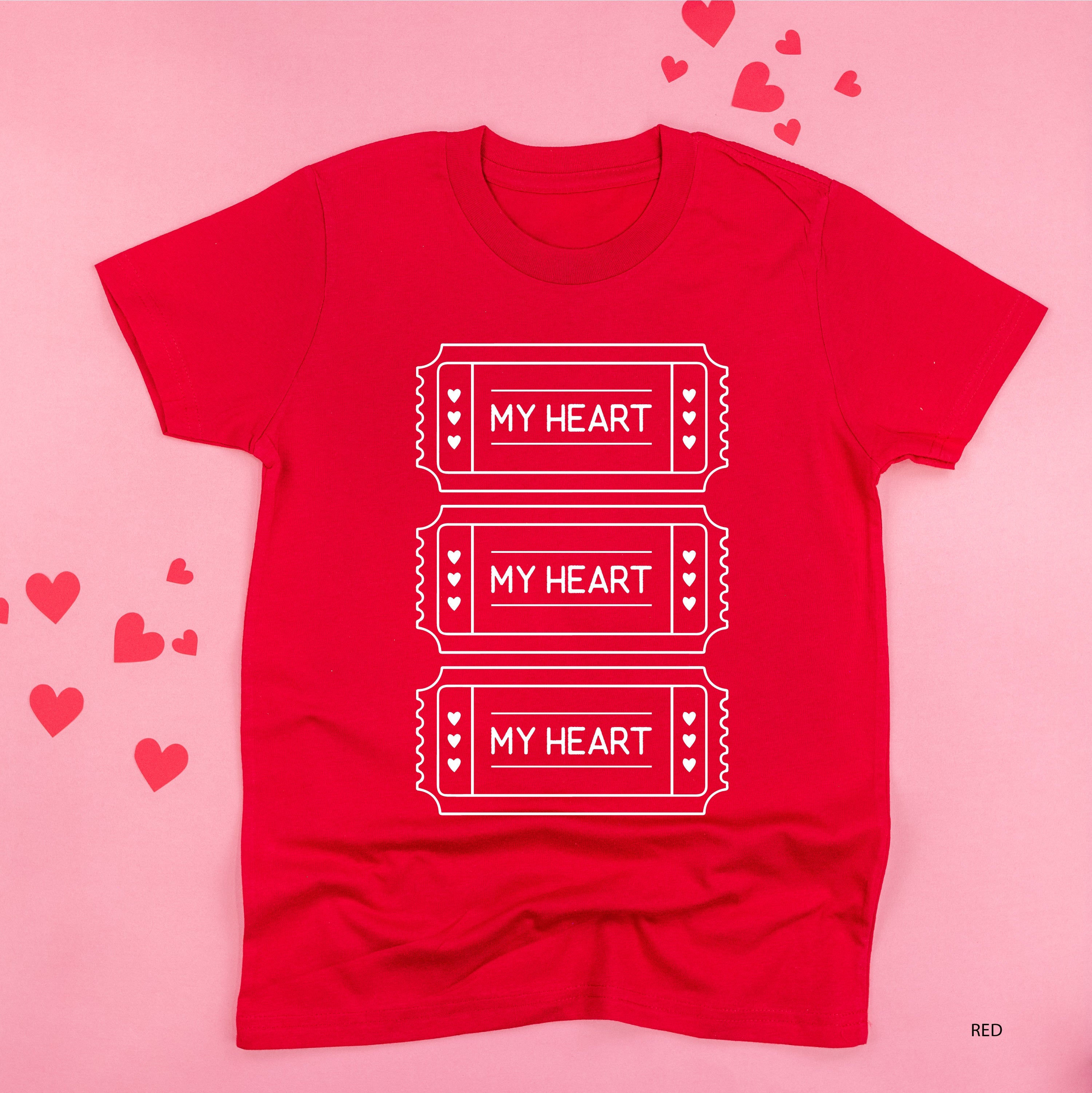 Ticket To My Heart - Child Tee Little Mama Shirt Shop