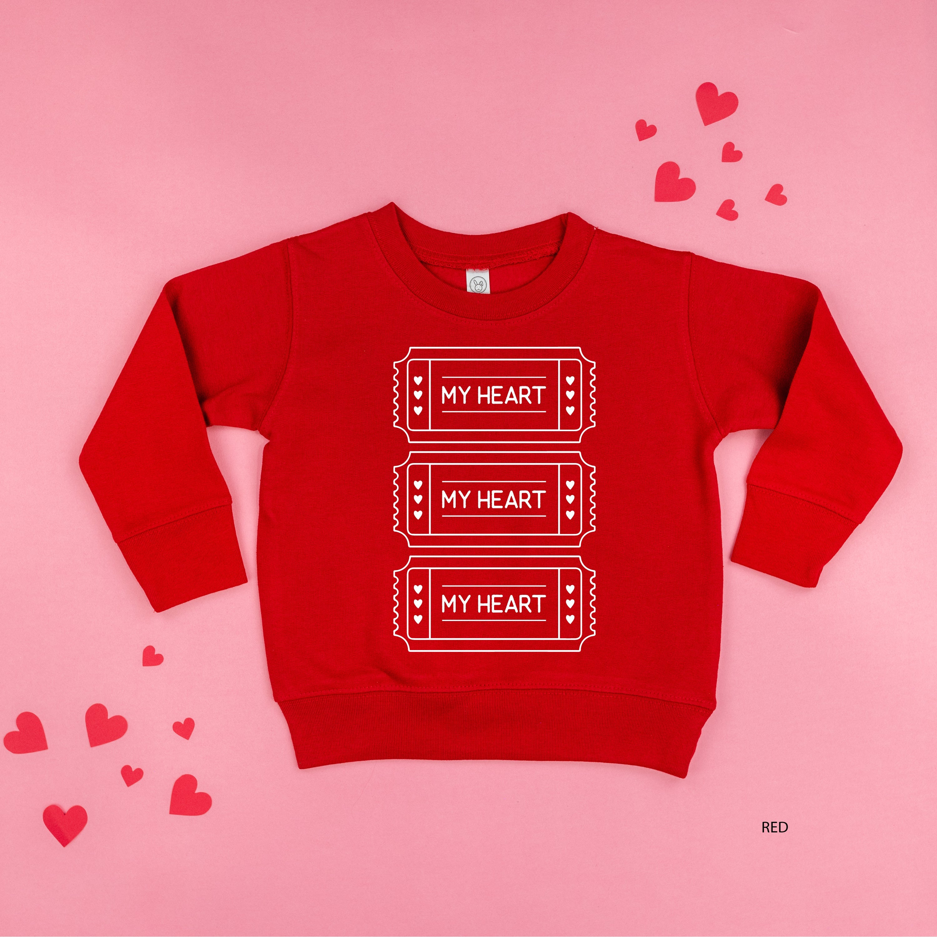 Ticket To My Heart - Child Sweater Little Mama Shirt Shop