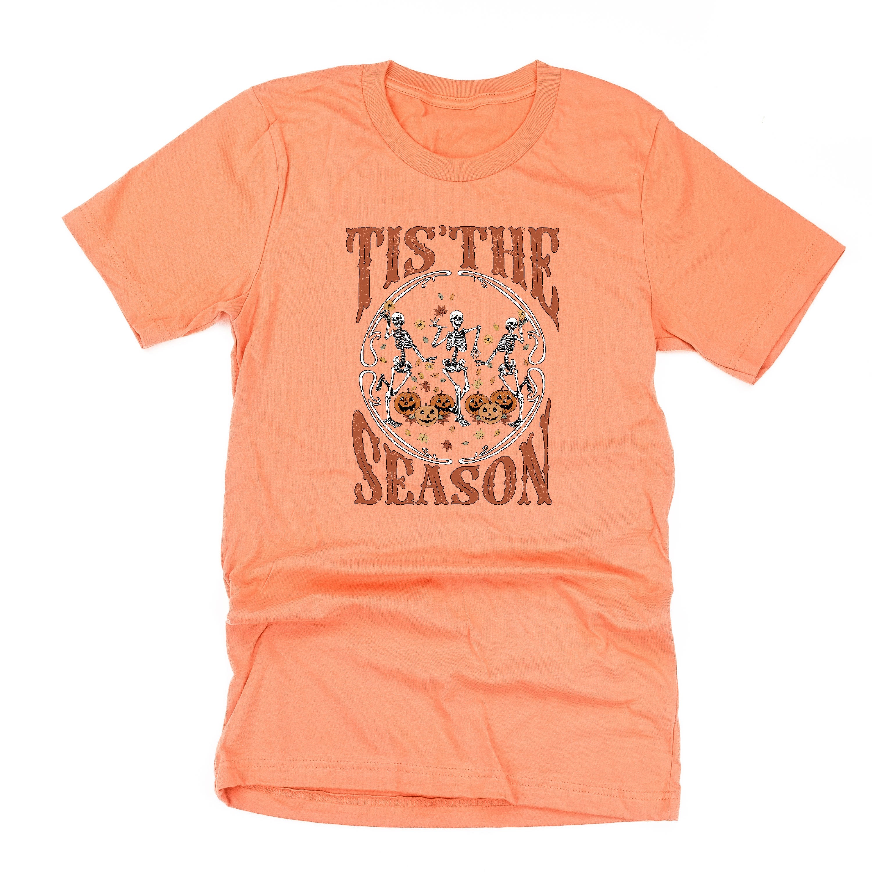 Tis' the Season (Festive Skeletons) - Unisex Tee Little Mama Shirt Shop