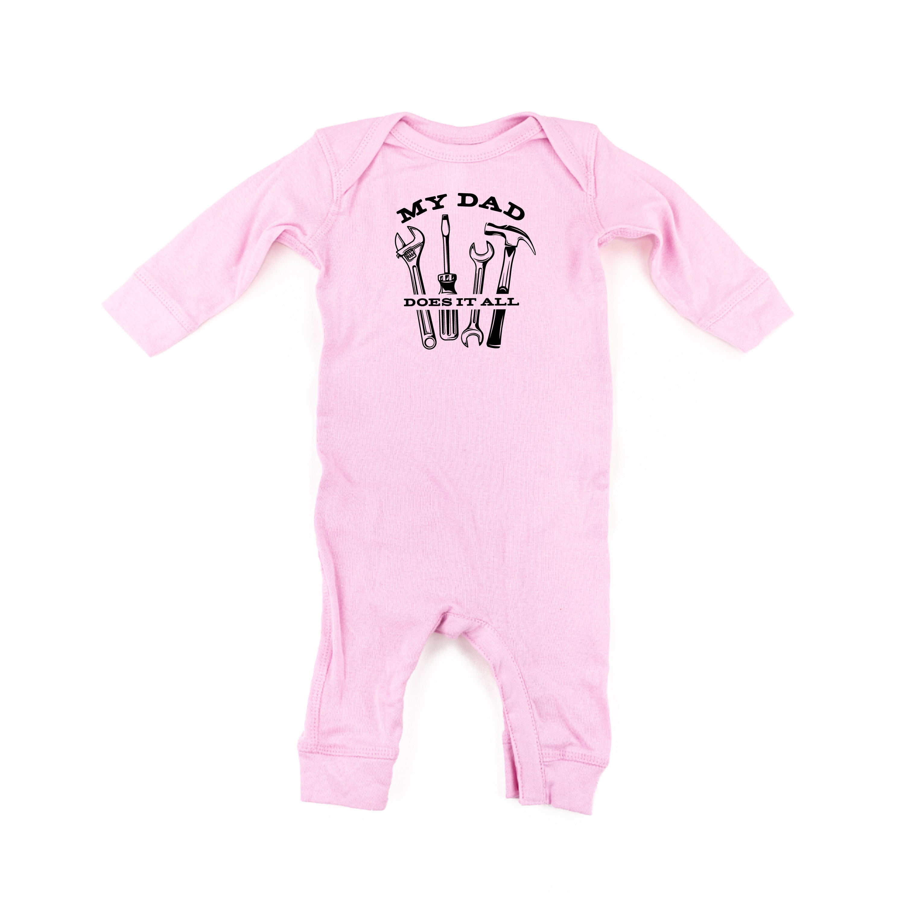 My Dad Does It All - Baby Sleeper Little Mama Shirt Shop