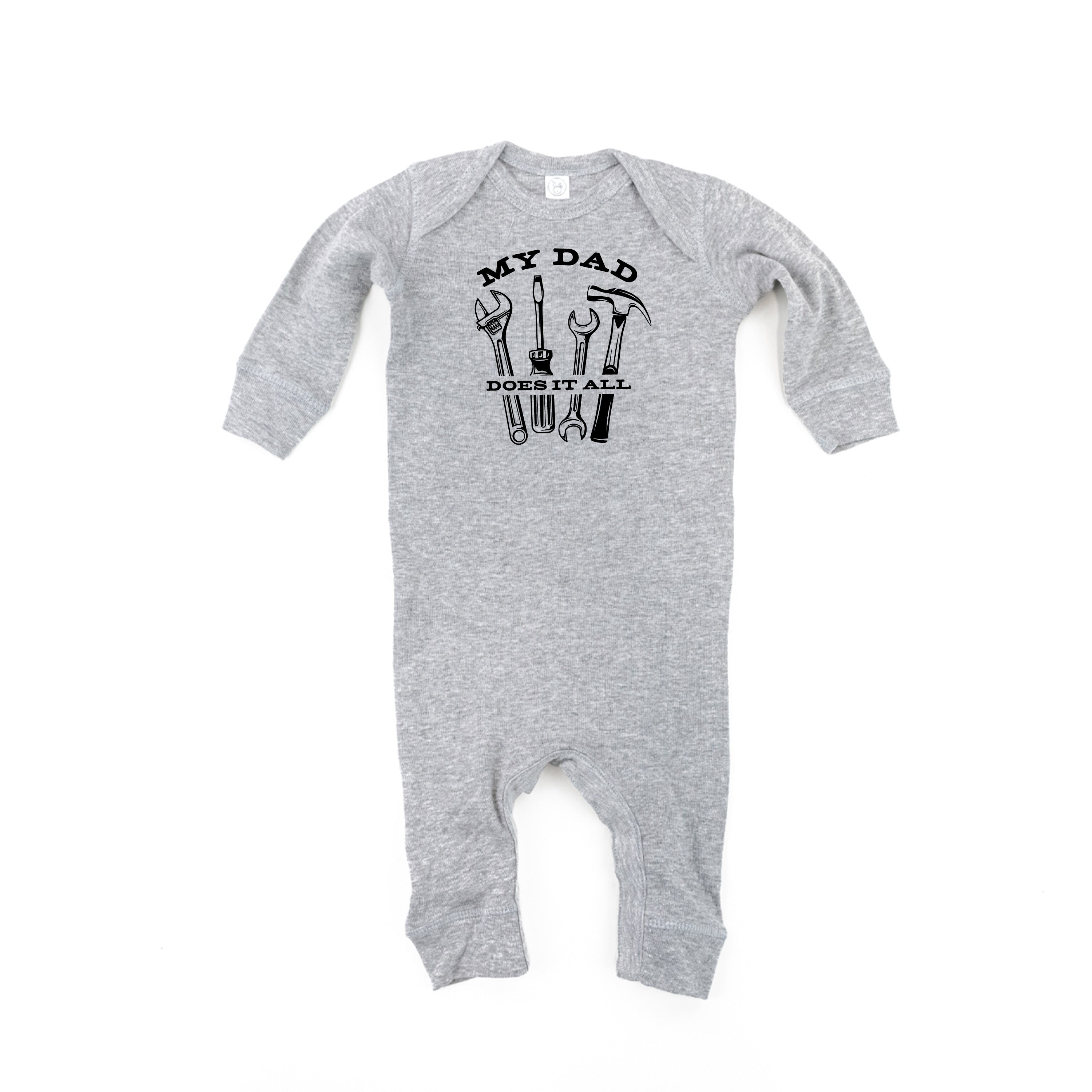 My Dad Does It All - Baby Sleeper Little Mama Shirt Shop