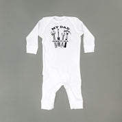 My Dad Does It All - Baby Sleeper Little Mama Shirt Shop