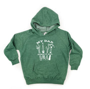 My Dad Does It All - Child HOODIE Little Mama Shirt Shop LLC