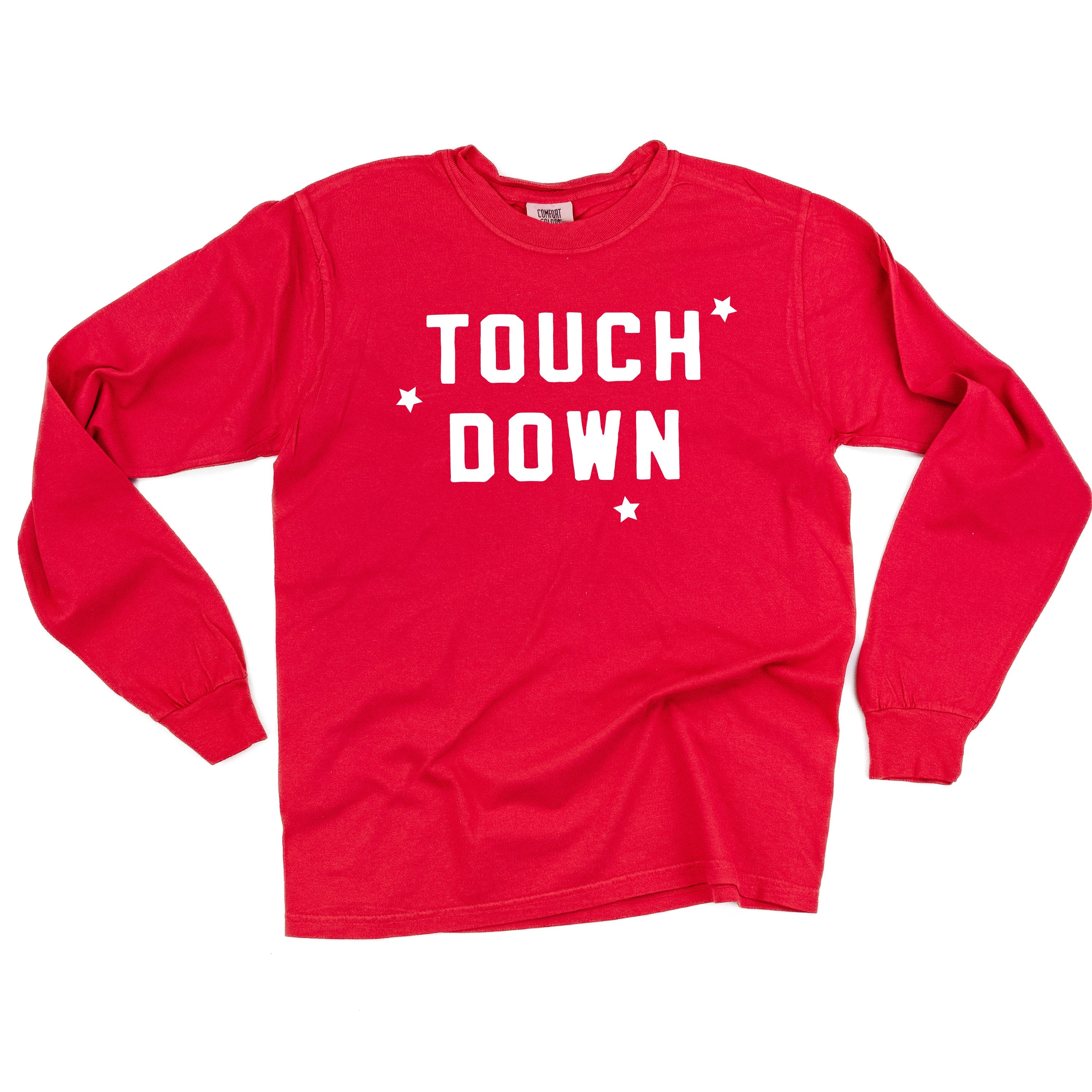 Touch Down - Long Sleeve Comfort Colors Tee Little Mama Shirt Shop