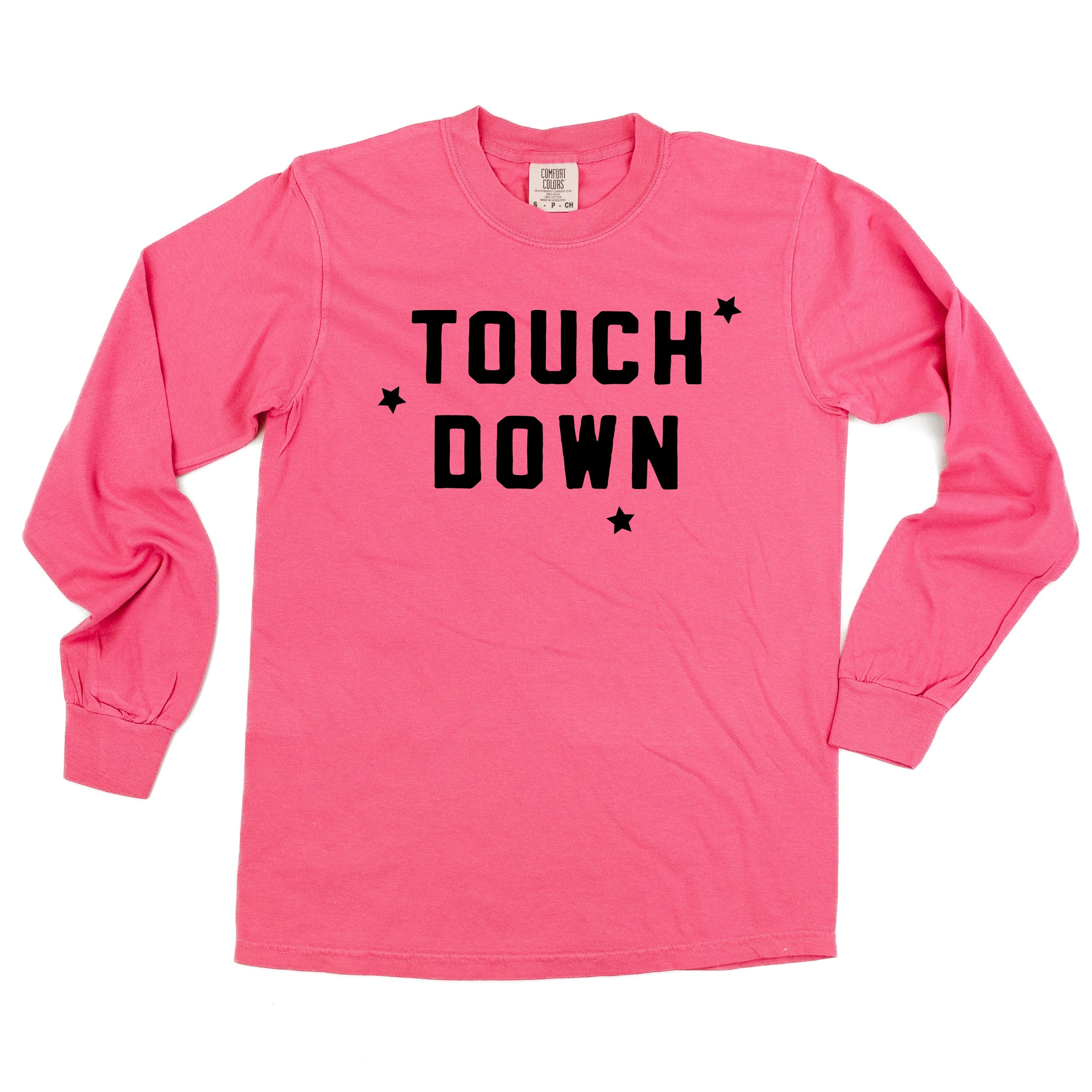 Touch Down - Long Sleeve Comfort Colors Tee Little Mama Shirt Shop
