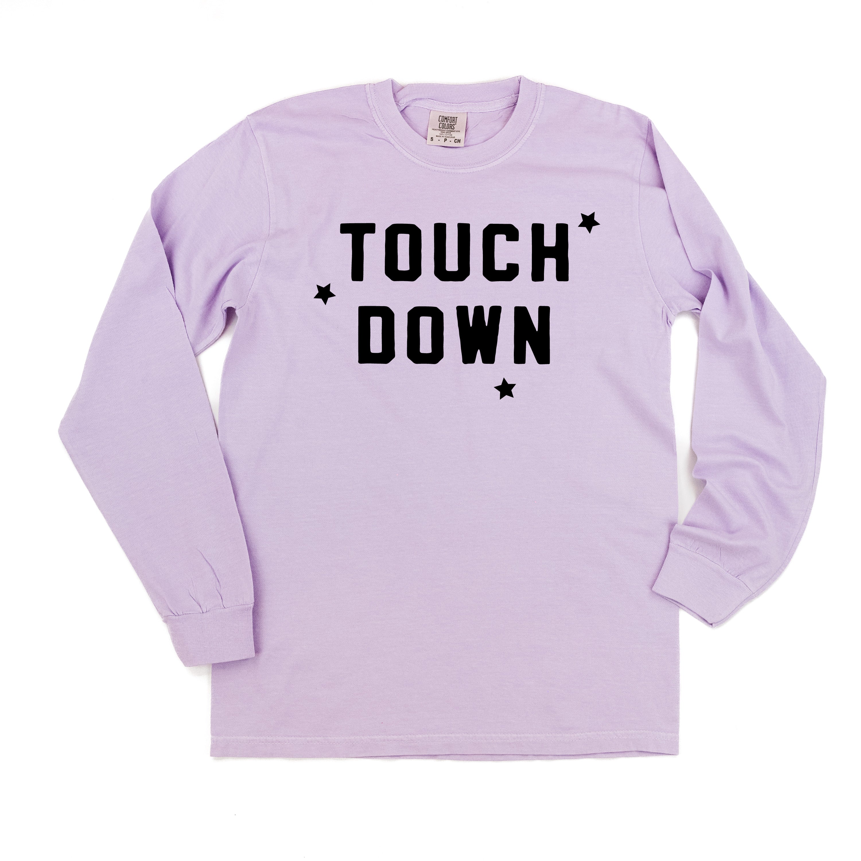 Touch Down - Long Sleeve Comfort Colors Tee Little Mama Shirt Shop