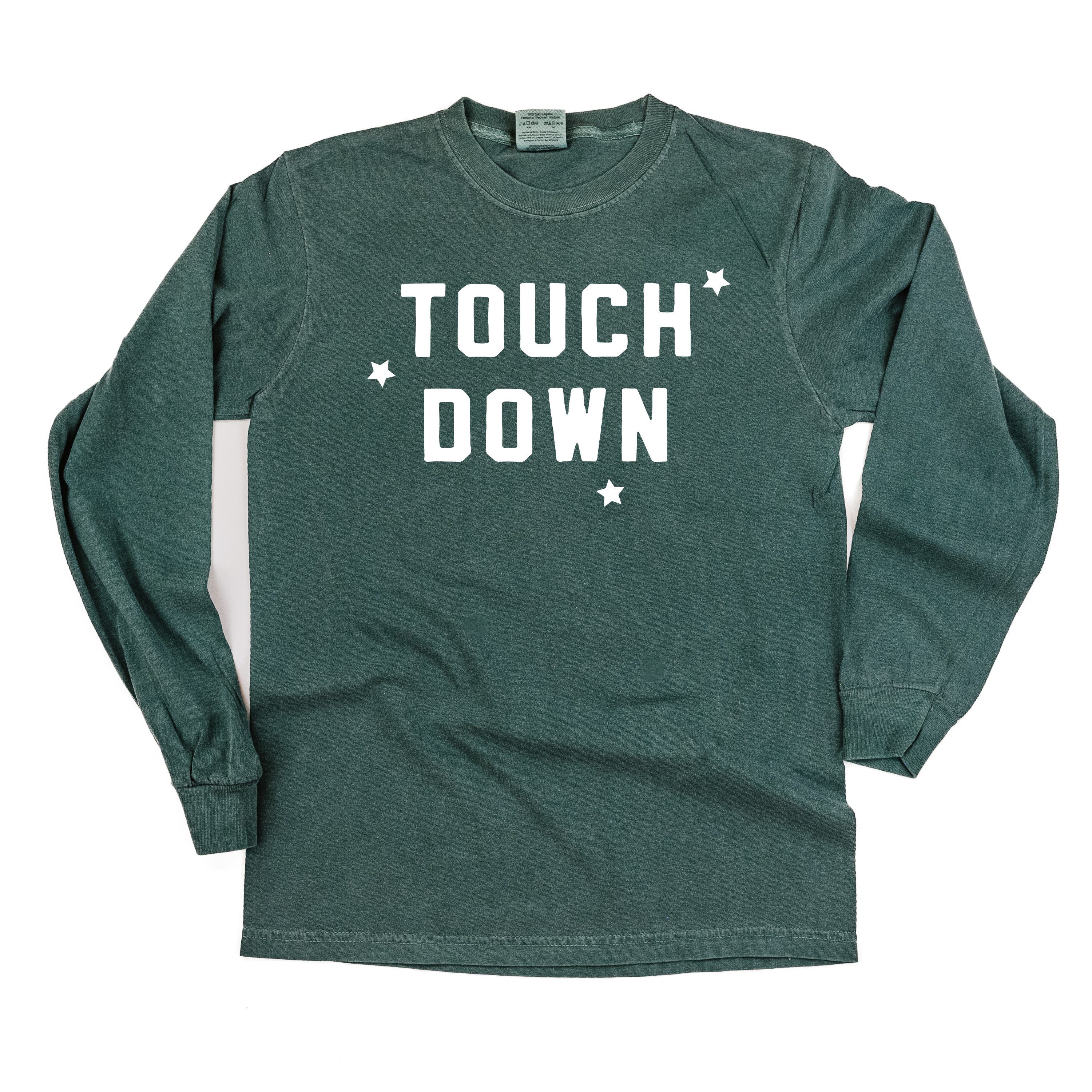 Touch Down - Long Sleeve Comfort Colors Tee Little Mama Shirt Shop