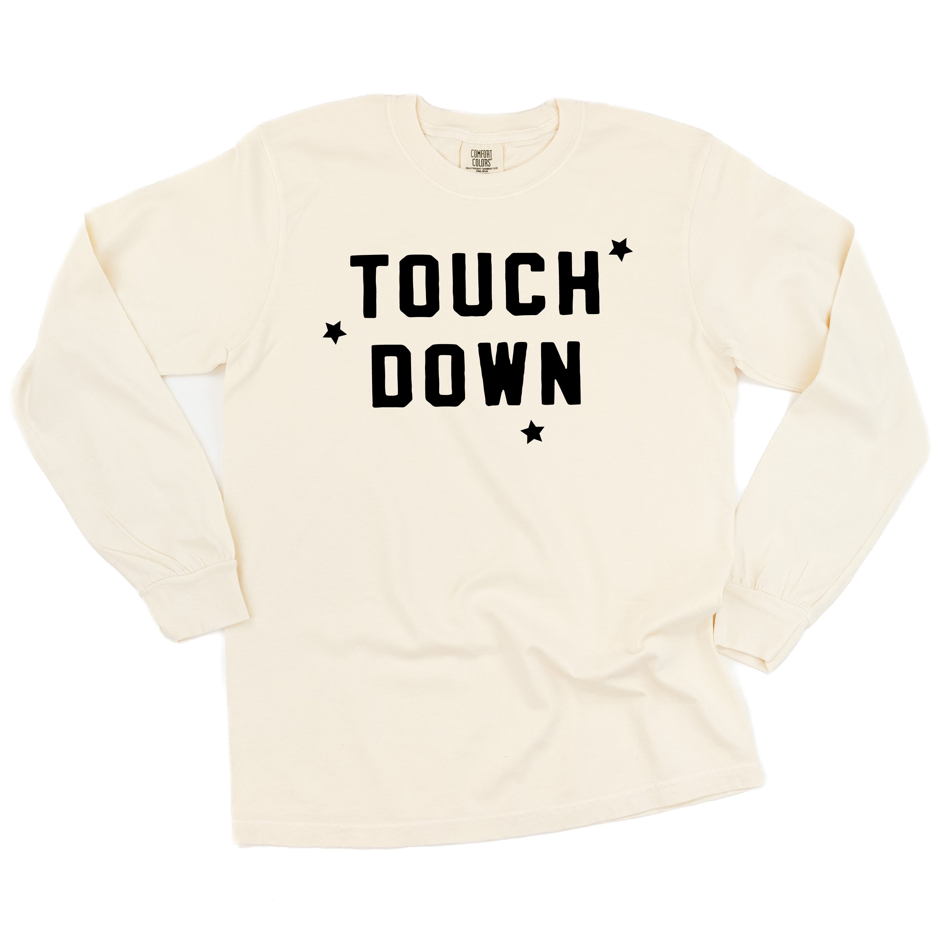 Touch Down - Long Sleeve Comfort Colors Tee Little Mama Shirt Shop