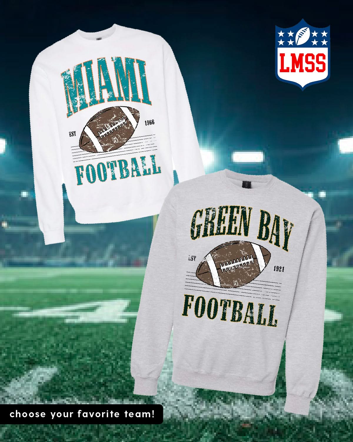 Touchdown Tees - BASIC Fleece Little Mama Shirt Shop LLC