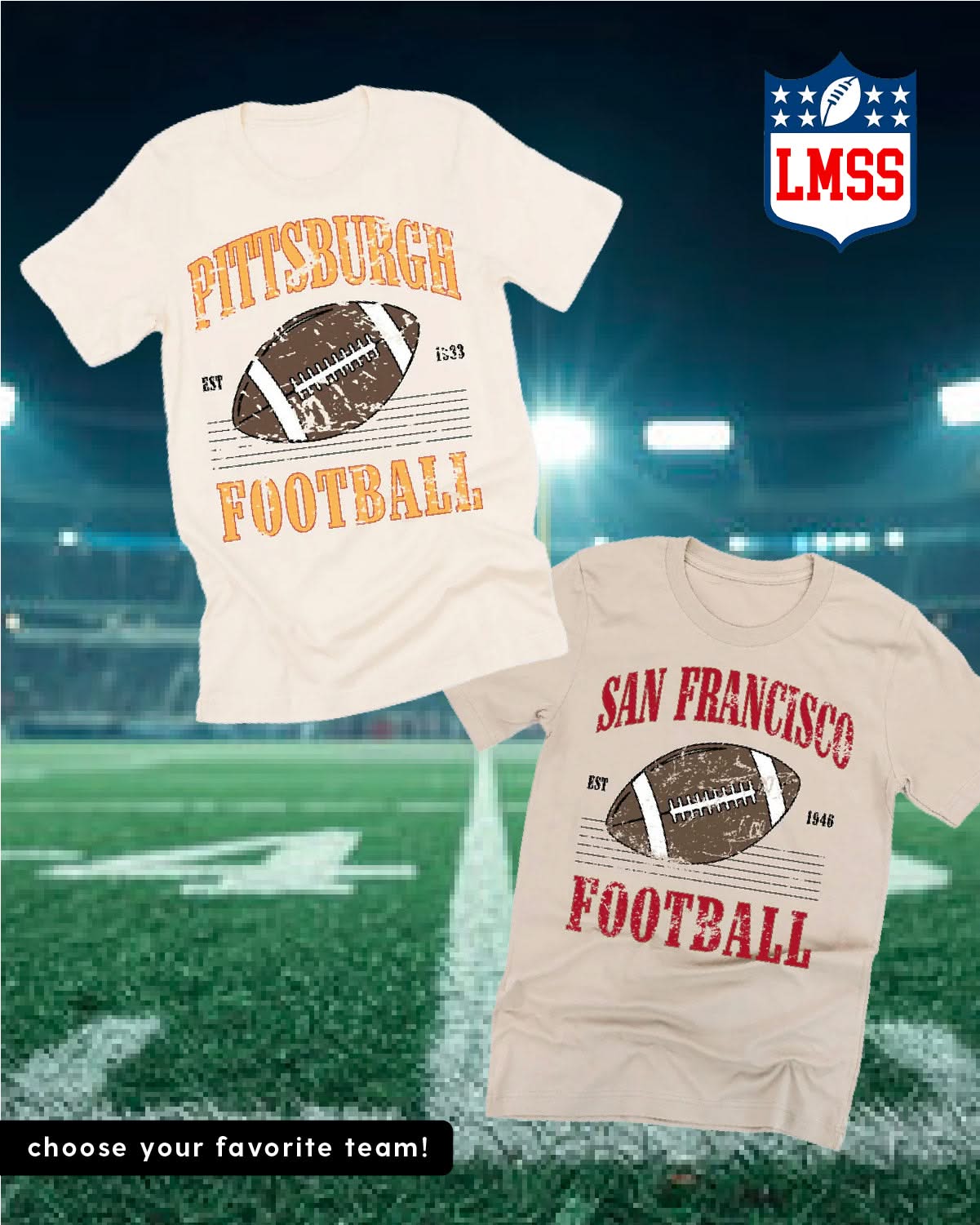 Touchdown Tees - Unisex Tee Little Mama Shirt Shop