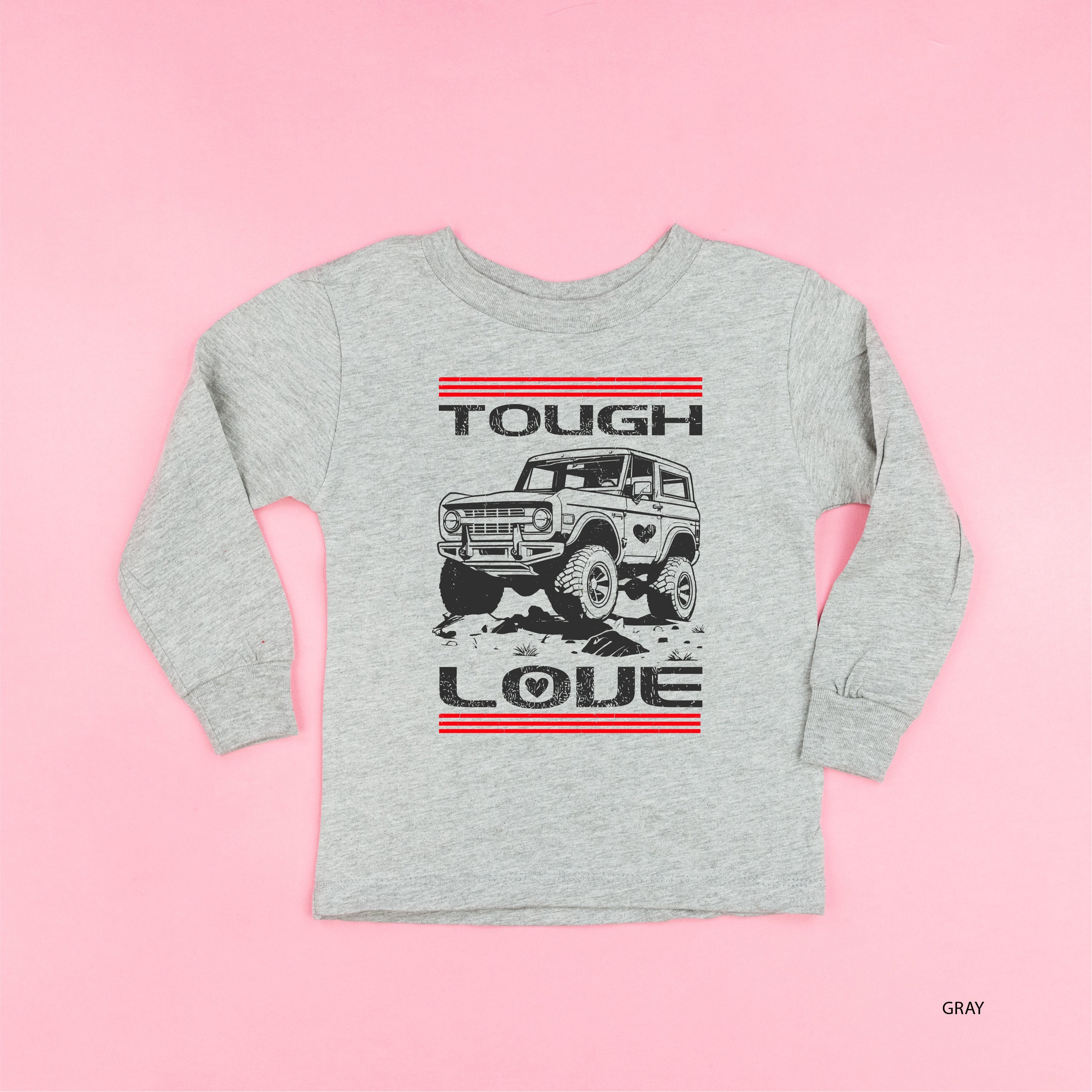Tough Love Bronco - Child Long Sleeve Tee Little Mama Shirt Shop