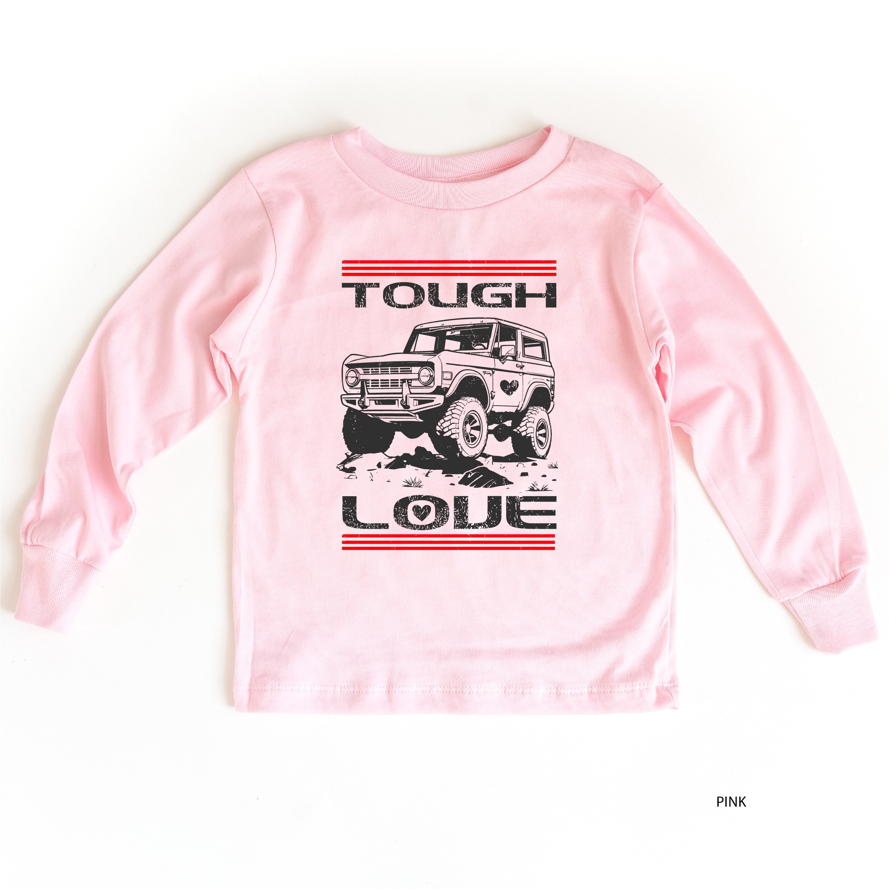 Tough Love Bronco - Child Long Sleeve Tee Little Mama Shirt Shop