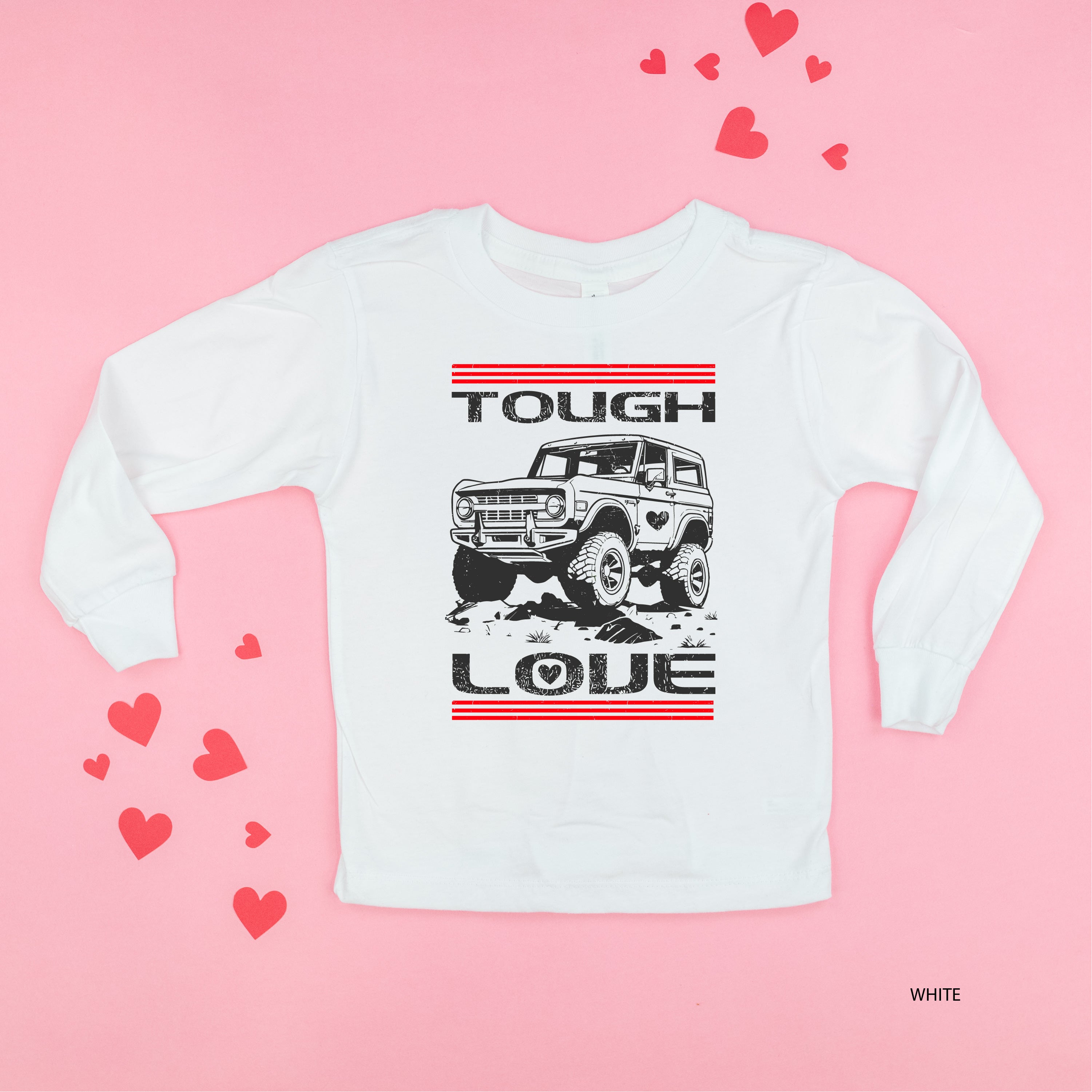 Tough Love Bronco - Child Long Sleeve Tee Little Mama Shirt Shop
